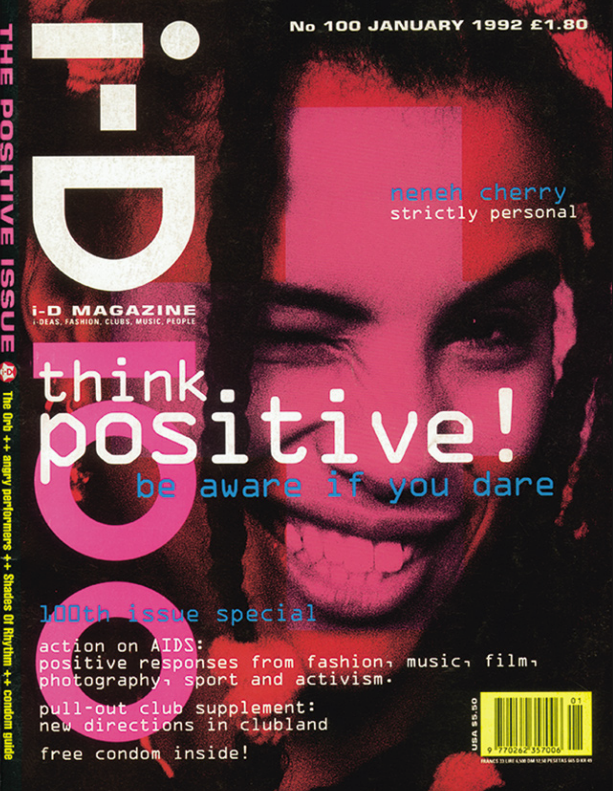 i-D Cover 1992 Think Positive