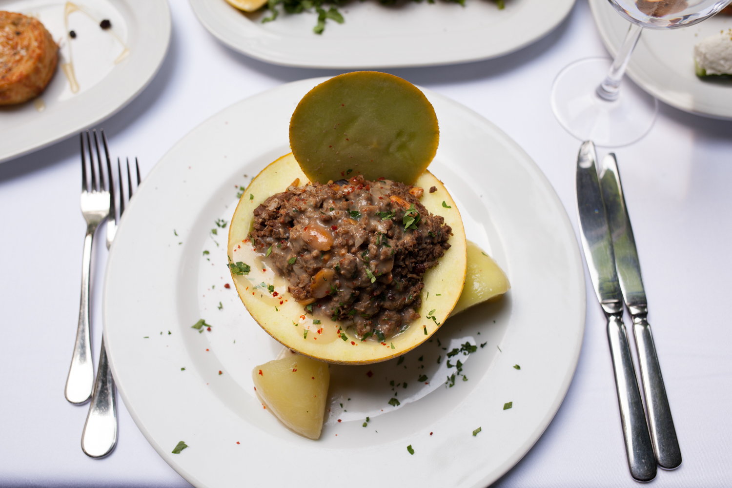 Asitane cuisine ottomane melon farci