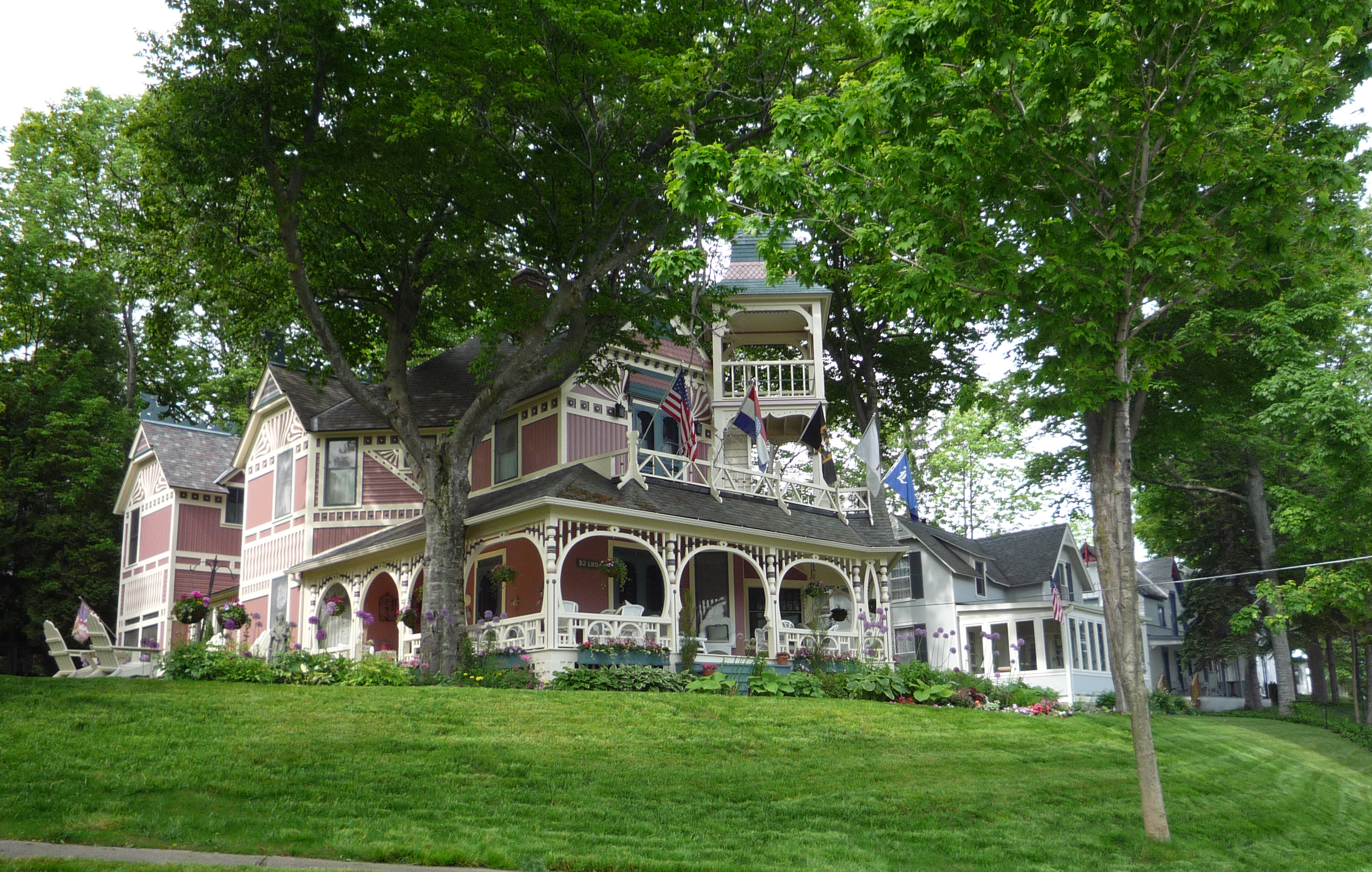 A stately house in Bay View, Michigan