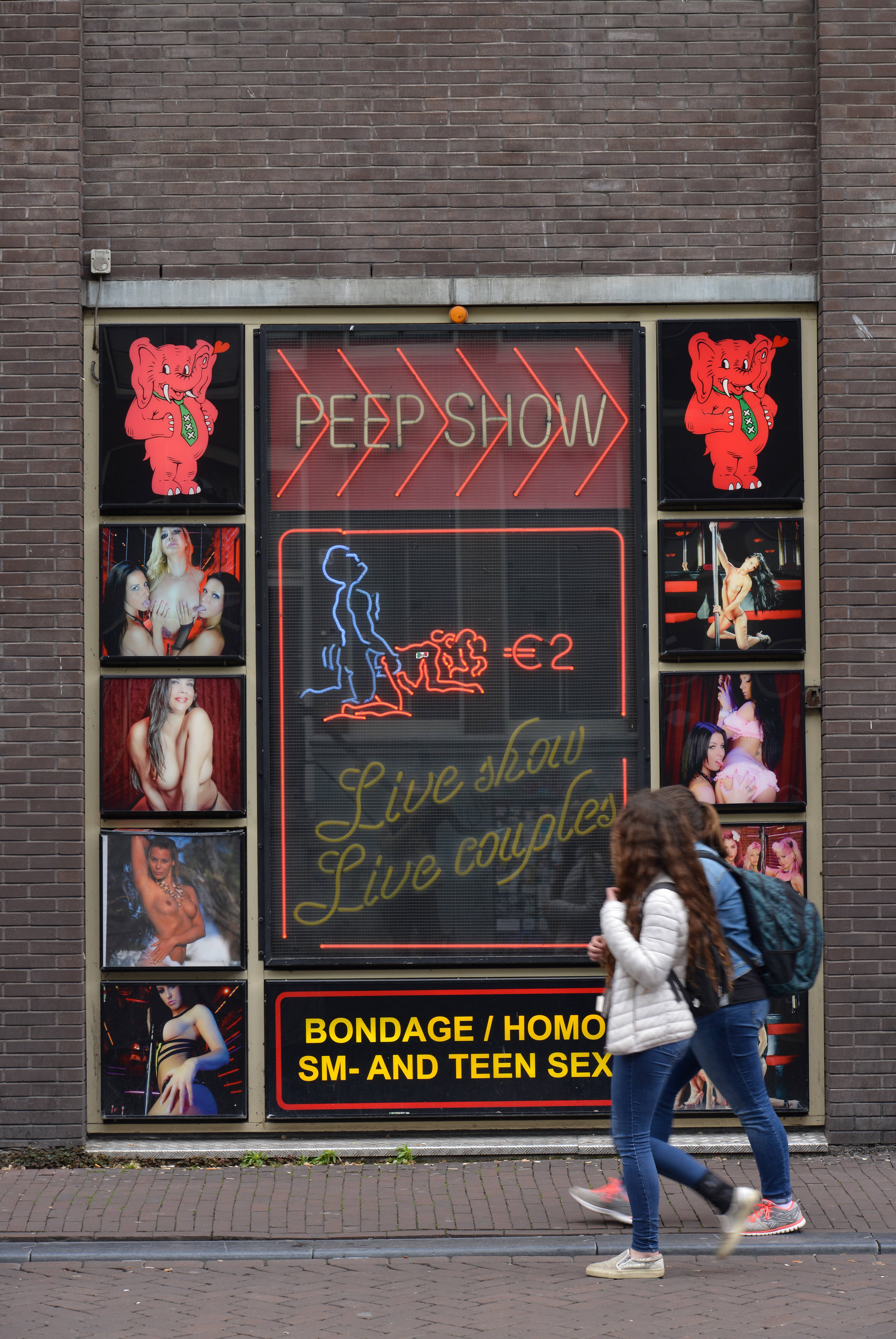 sex in einer peep show
