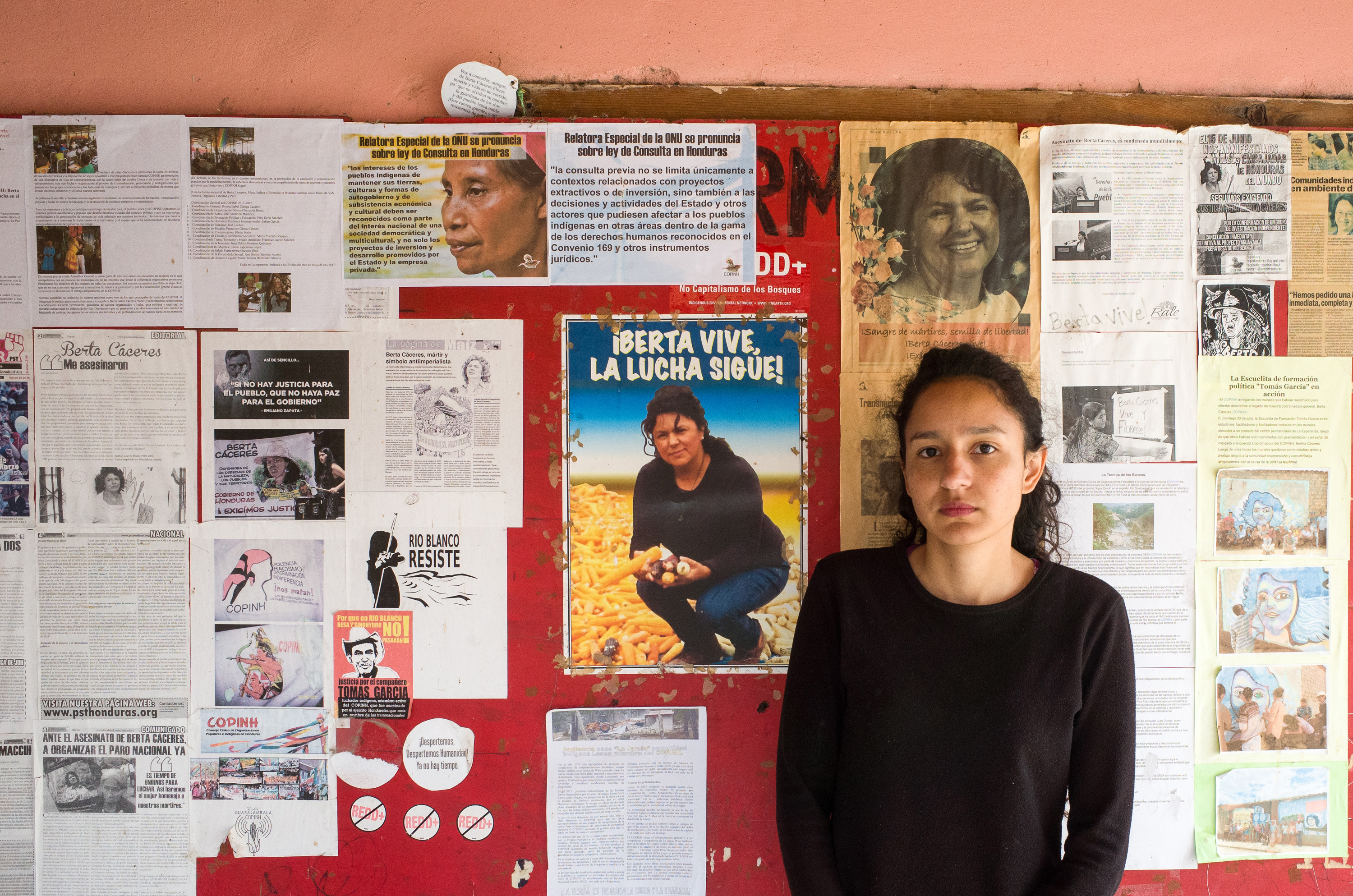 Bertha Isabel Zuñiga in her office.