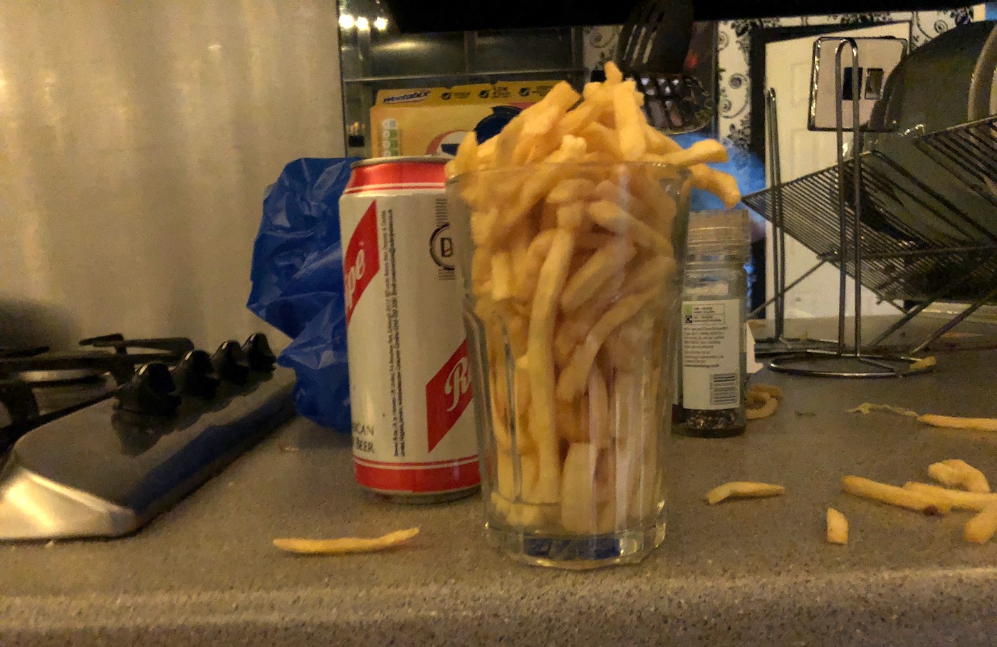 Pommes und Bier