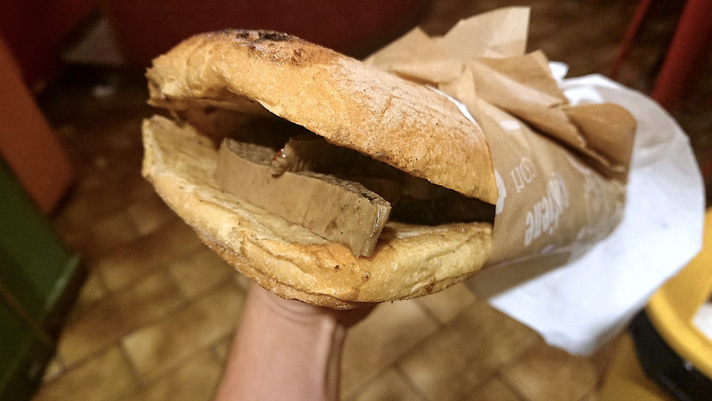 panino con la milza in campania