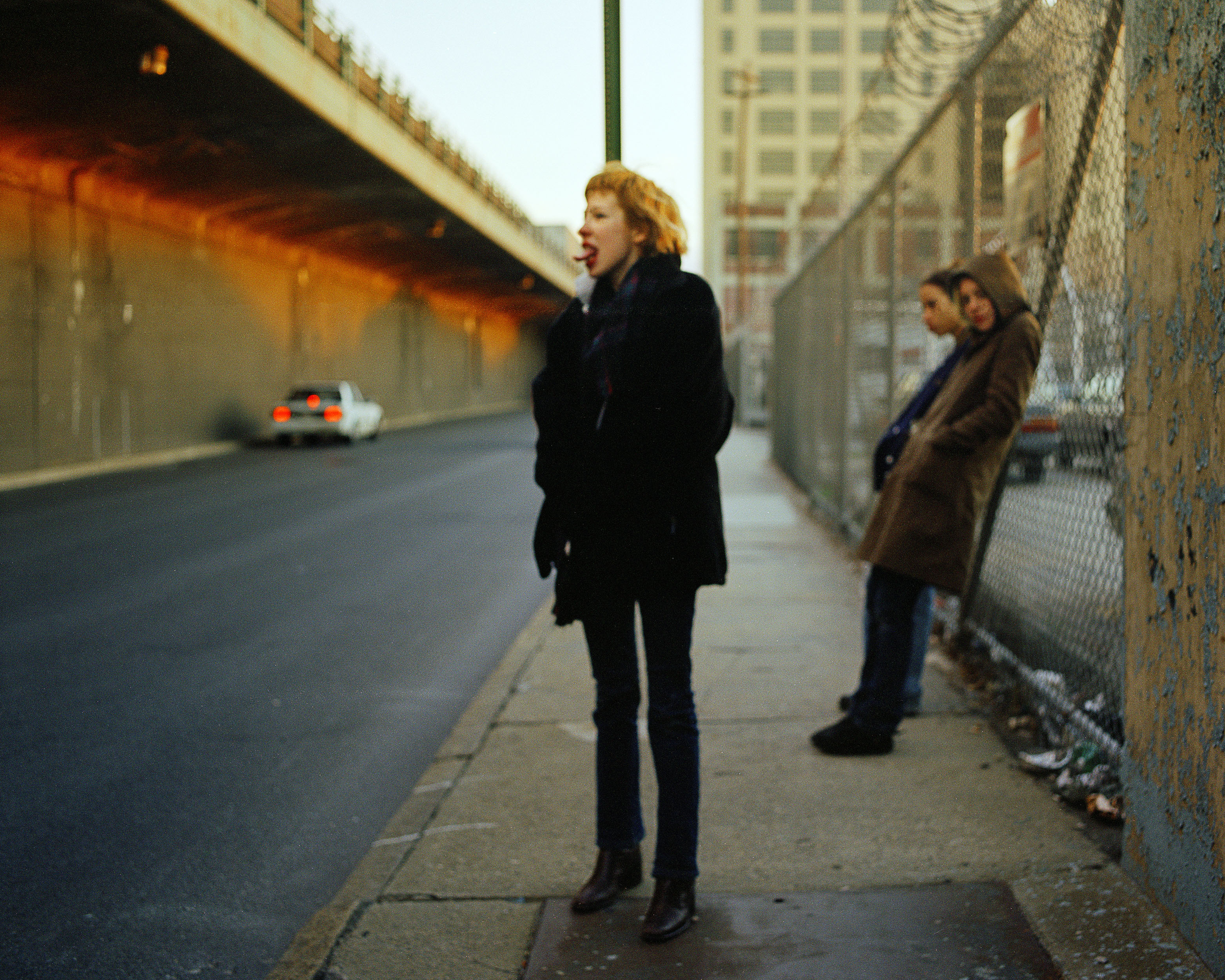 Justine Kurland / Aperture Tonguing BQE. 1997. © Justine Kurland courtesy Aperture