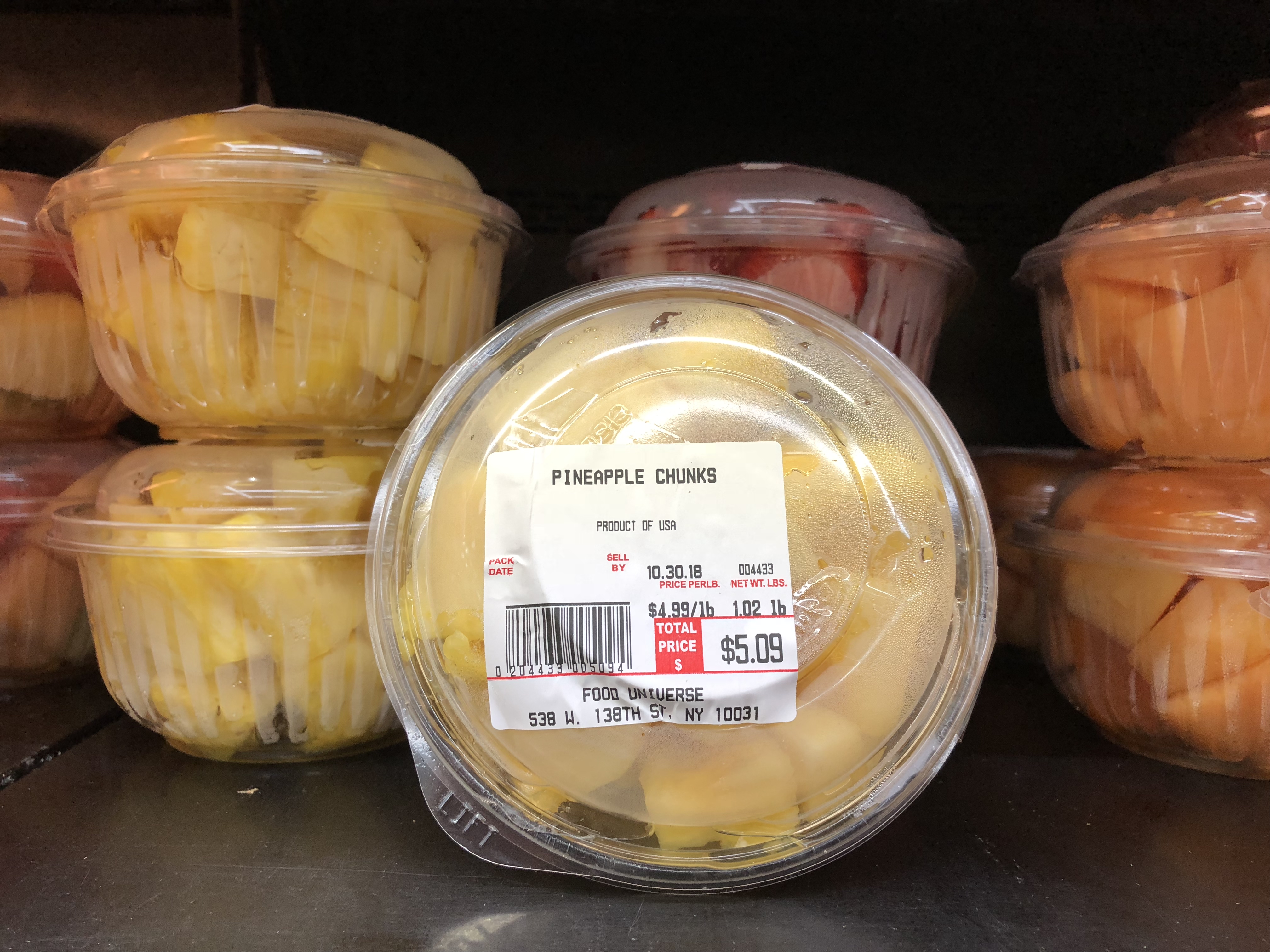Pineapple chunks