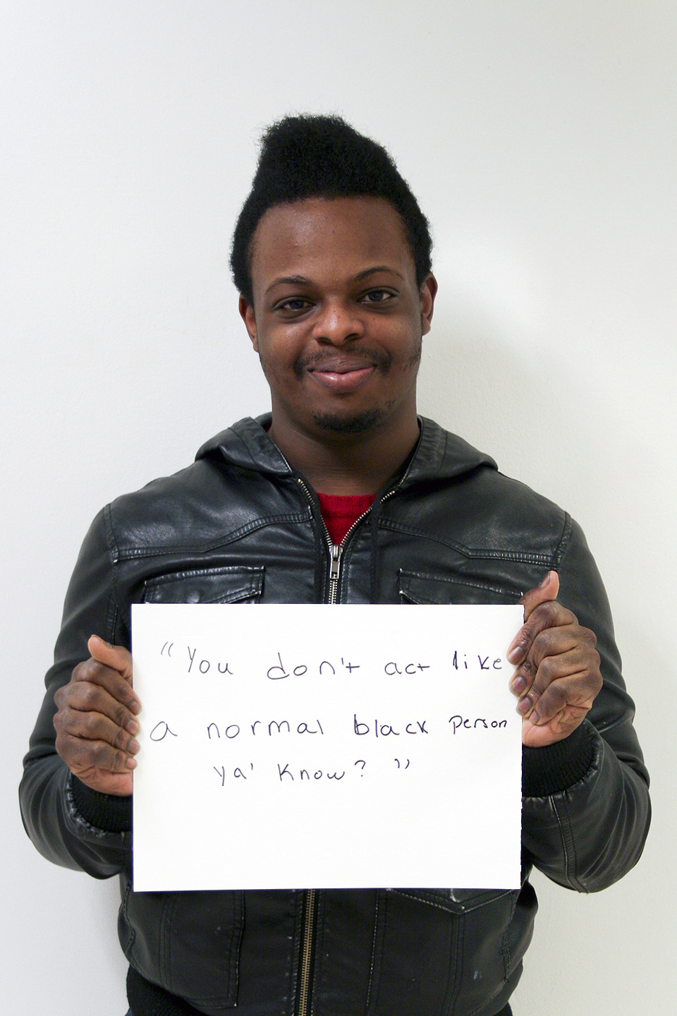 You don't sound like a normal black person.