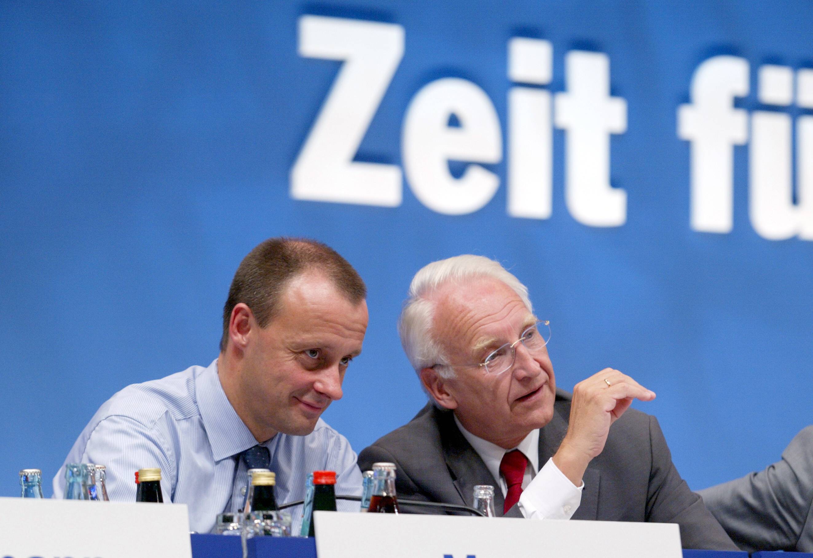 Friedrich Merz und Edmund Stoiber