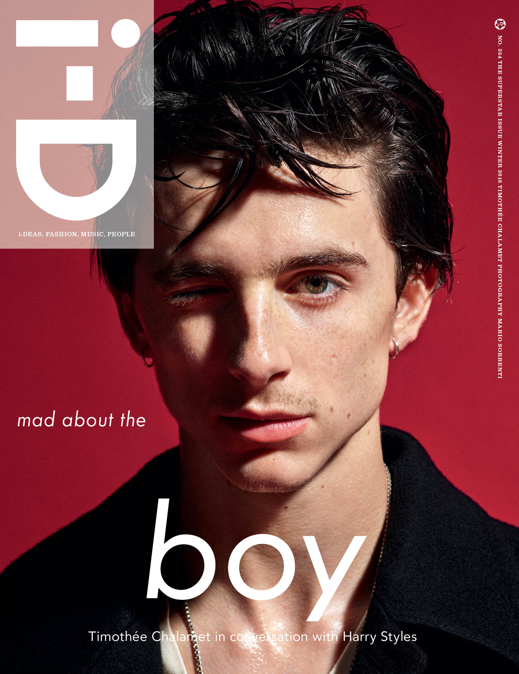 Timothée Chalamet: the photo shoot and interview for L'Uomo