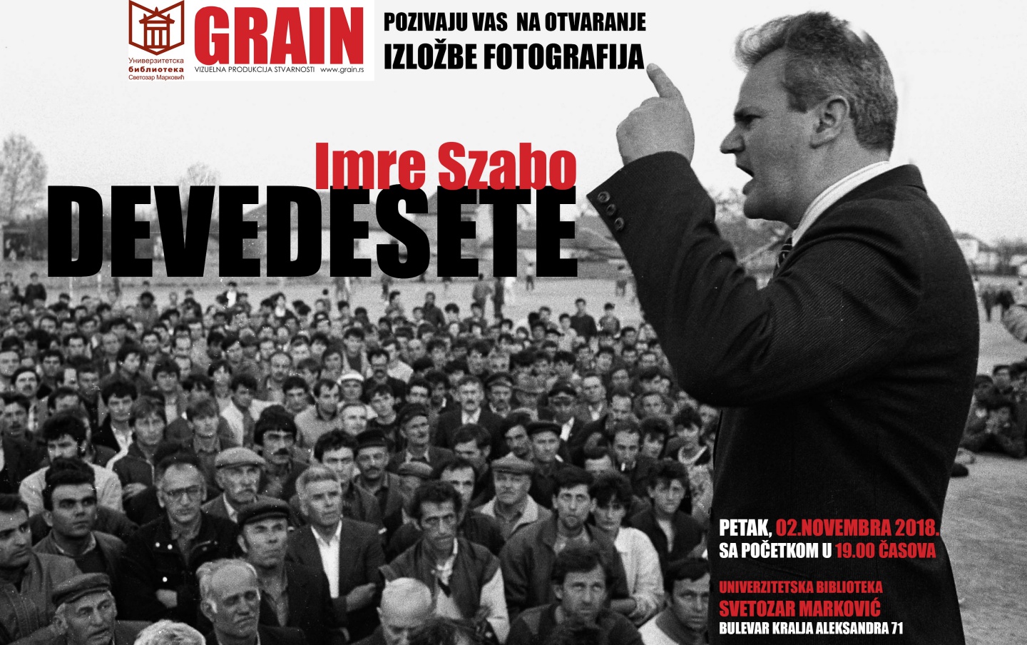 plakat izložbe Imreta Saba