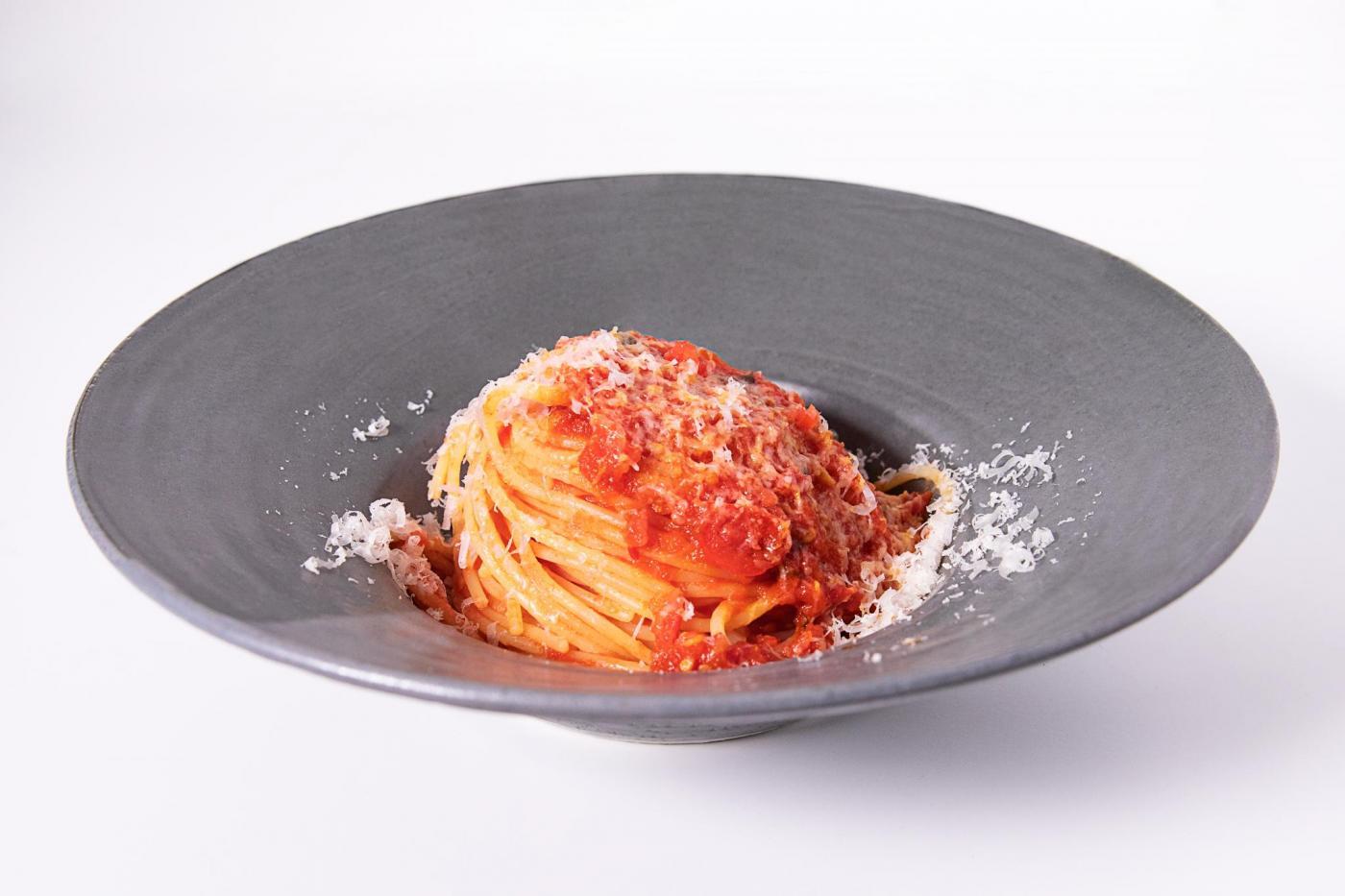Il piatto vincitore:lo spaghetto al pomodoro di Carolina Diaz
