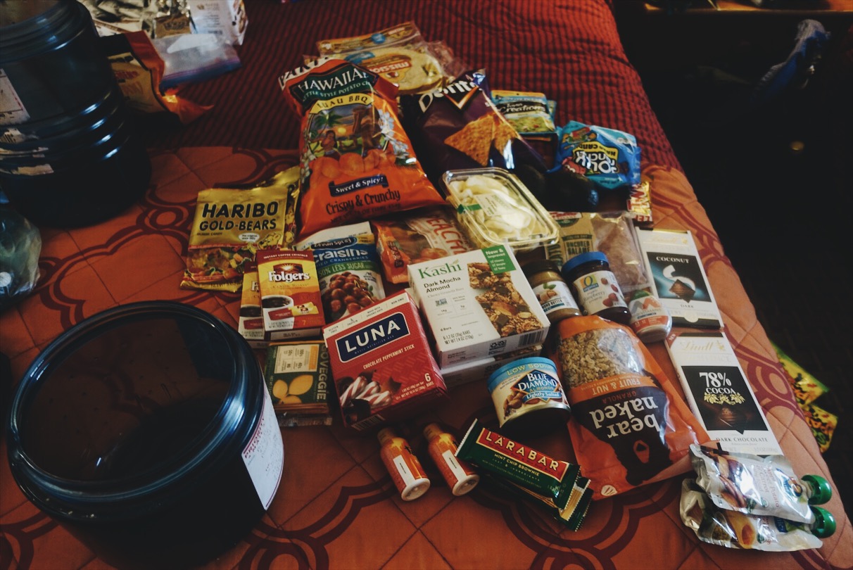 Ayesha Cording full food resupply PCT-2018 hike