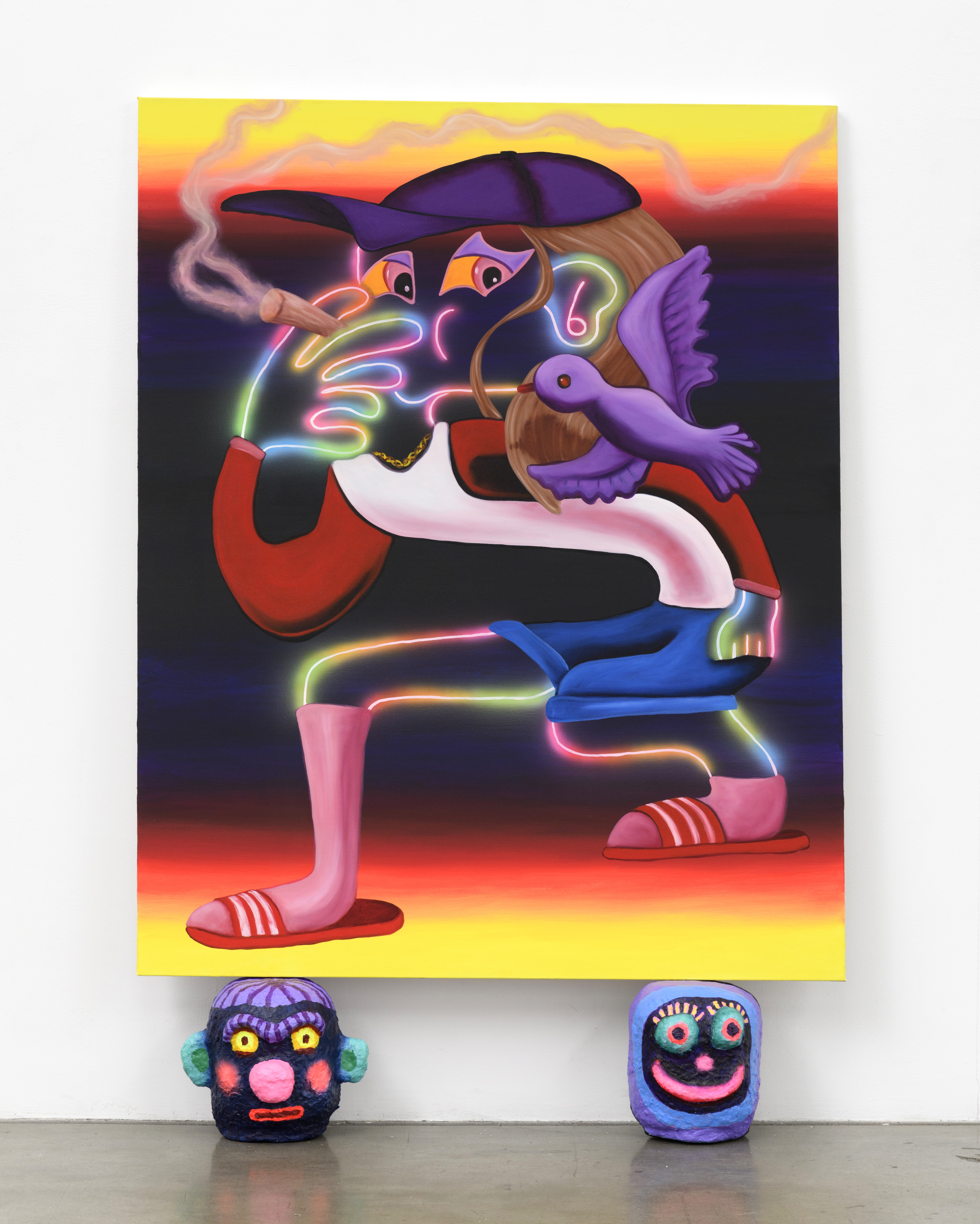 Super Future Kid Turns Your Childhood Into Trippy Neon Paintings - I-D