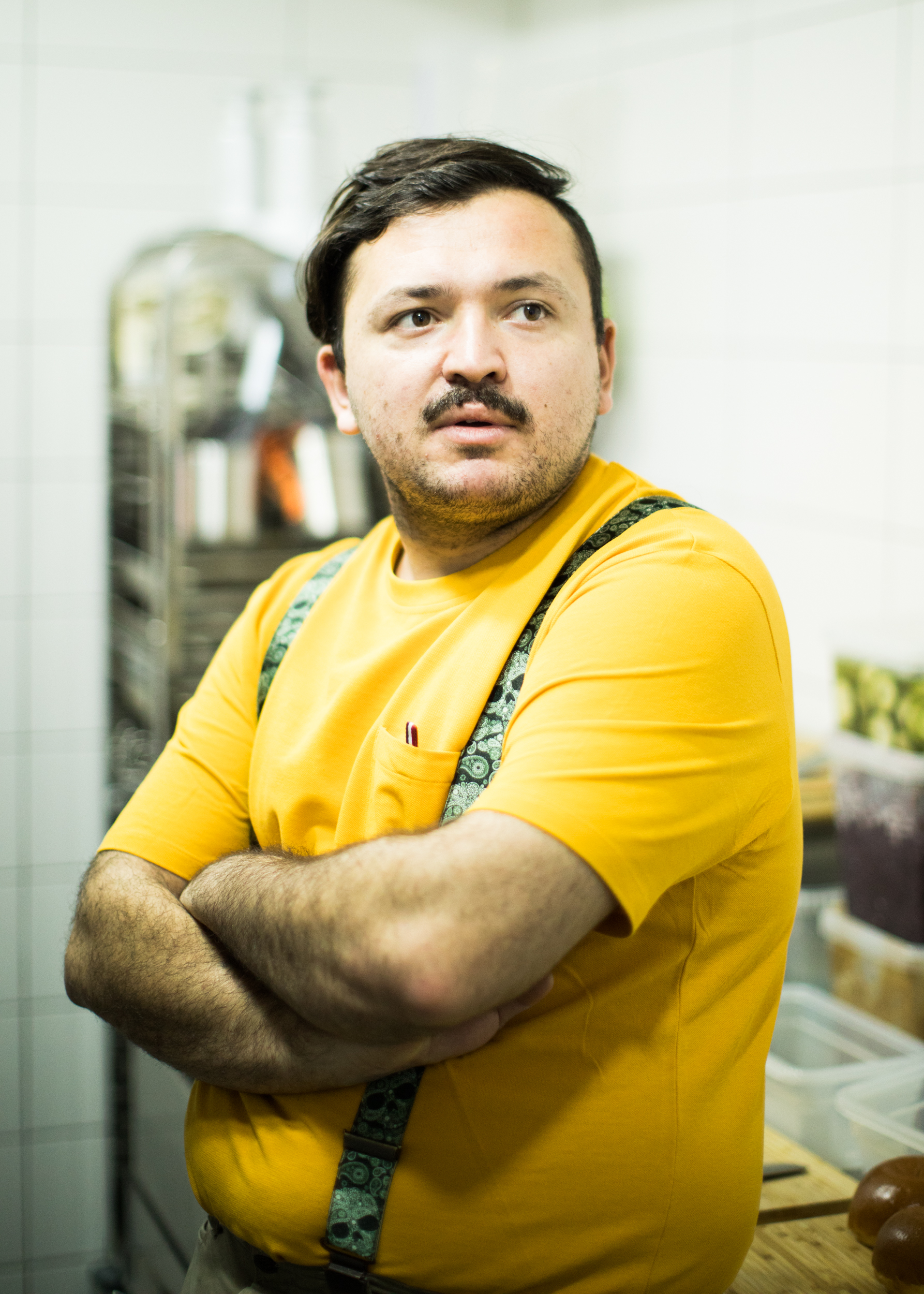 Kokken Umut Sakarya på Guldgrillen i København