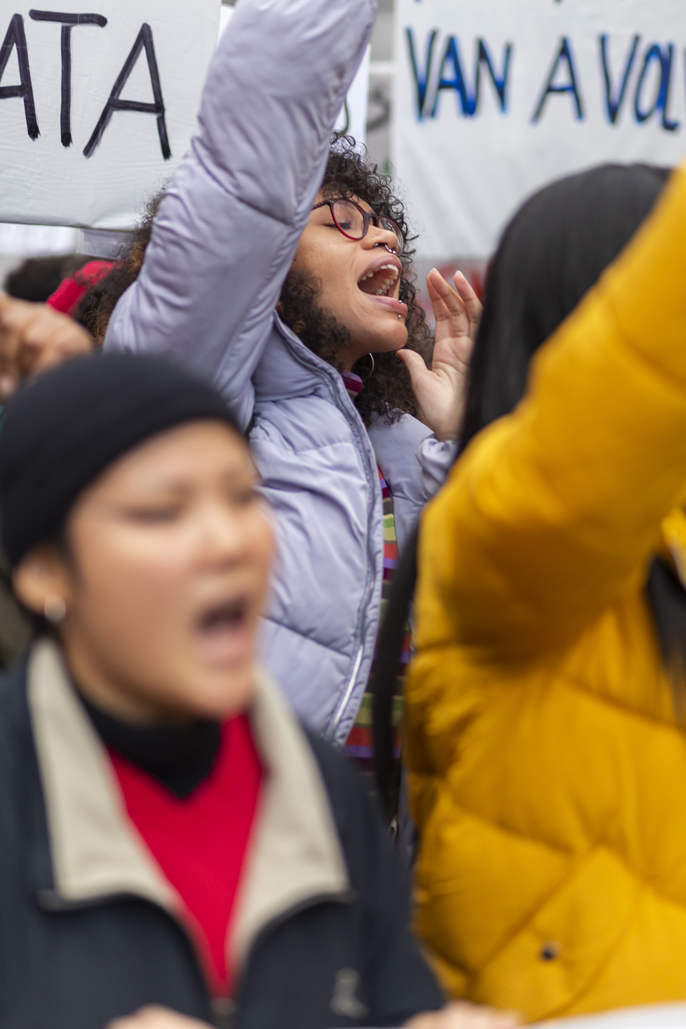 manifestación antiracista cierre cies Madrid 11N