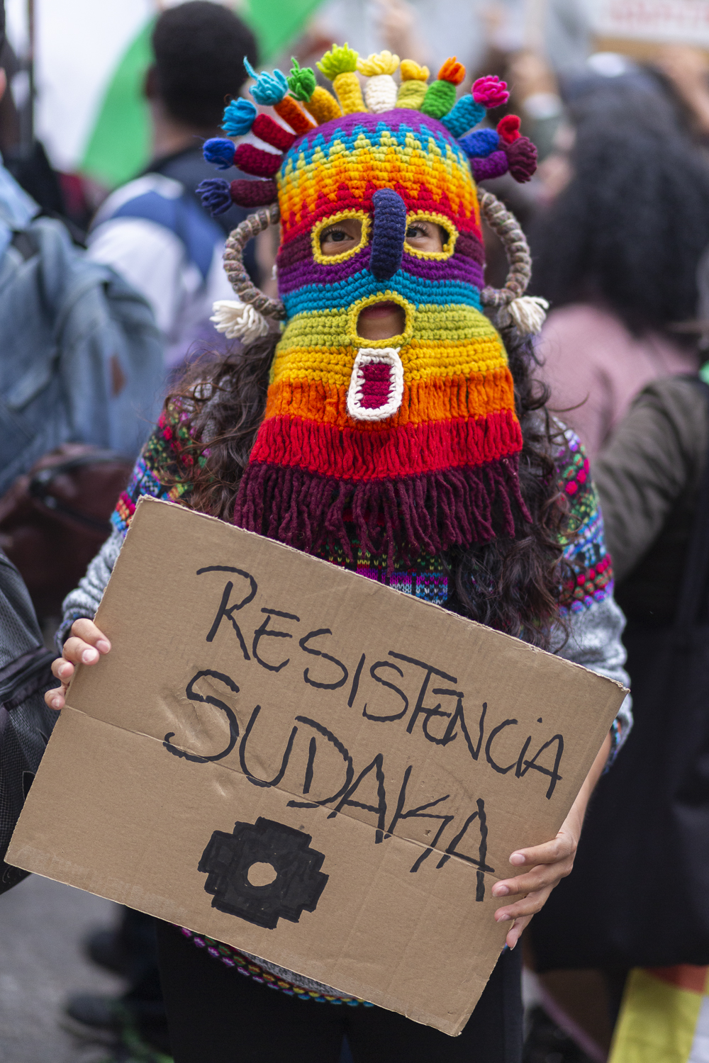 manifestación antiracista cierre cies Madrid 11N