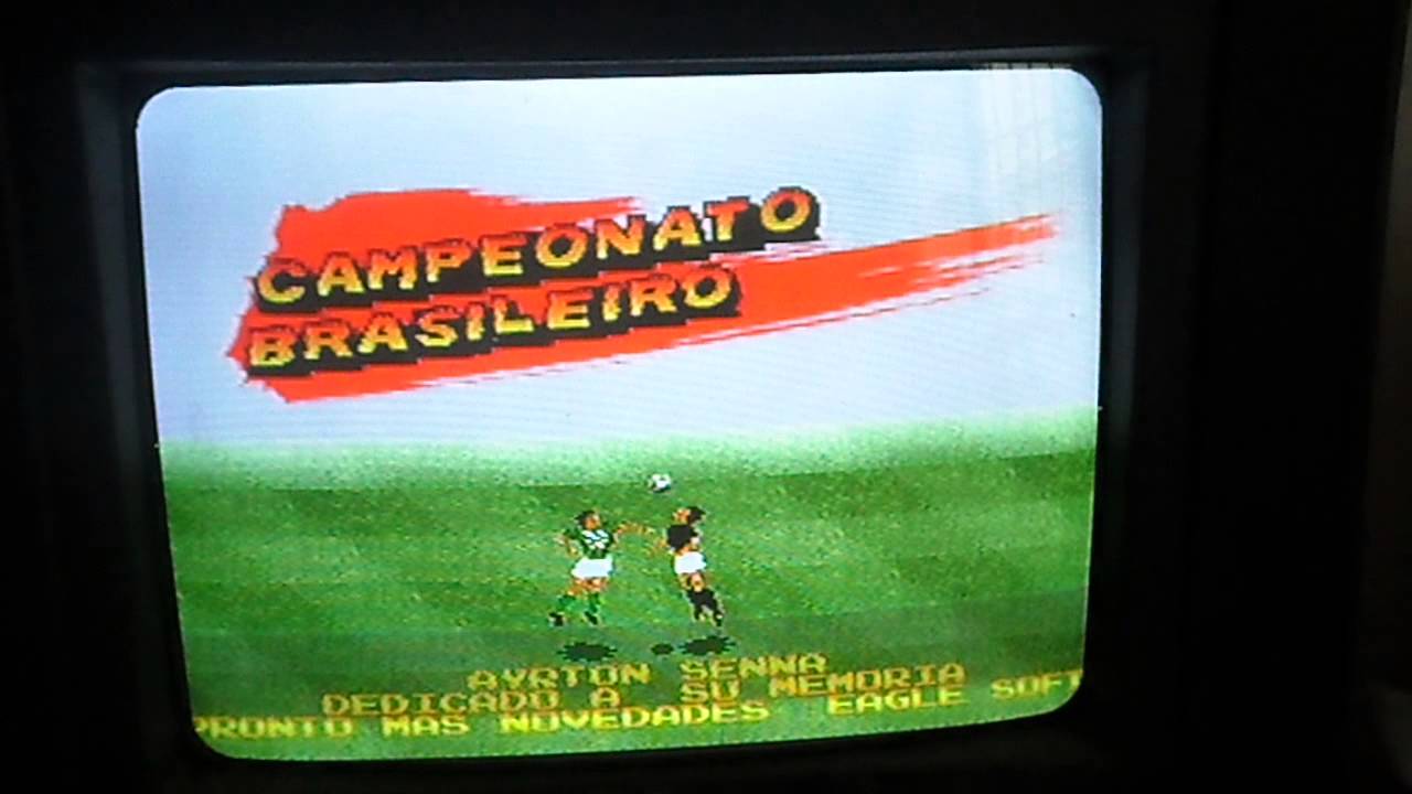 jogando futebol brasileiro 96 do super nintendo 