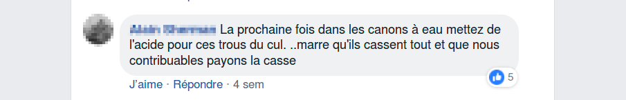 Commentaire Facebook