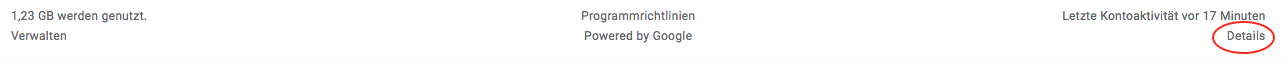 Screenshot Gmail