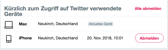 Screenshot Twitter
