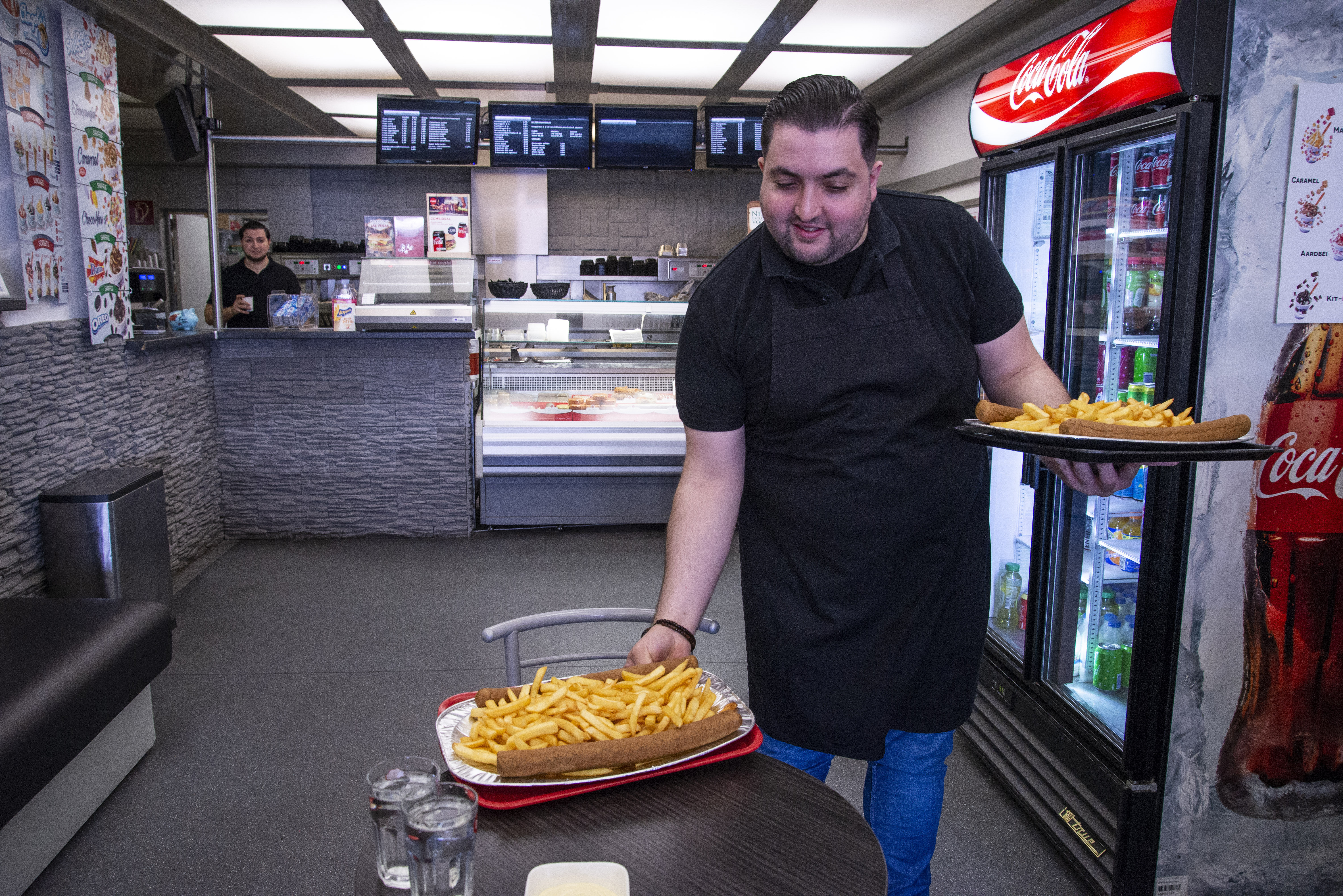frieten curryworst Cafetaria Jimmy's Super catamaran