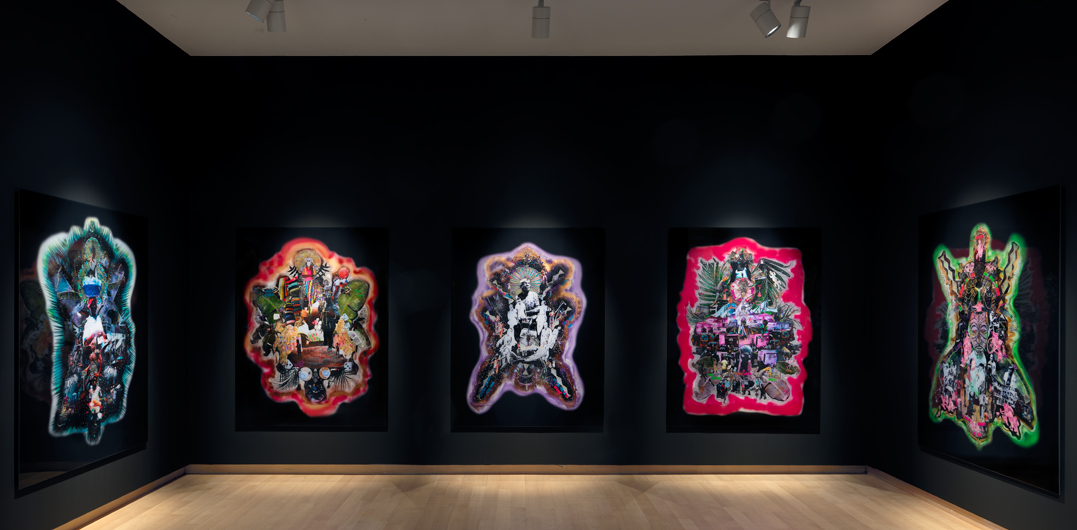 Zaalopname Raquel van Haver – Spirits of the Soil, 2018. Stedelijk Museum Amsterdam. Foto: Gert Jan van Rooij