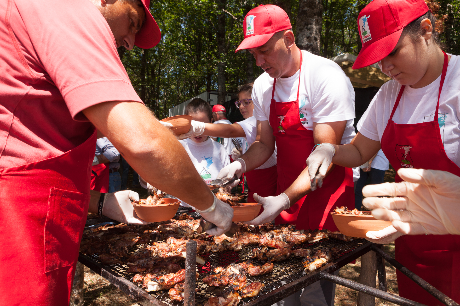 lavorazione carne pezzata capracotta