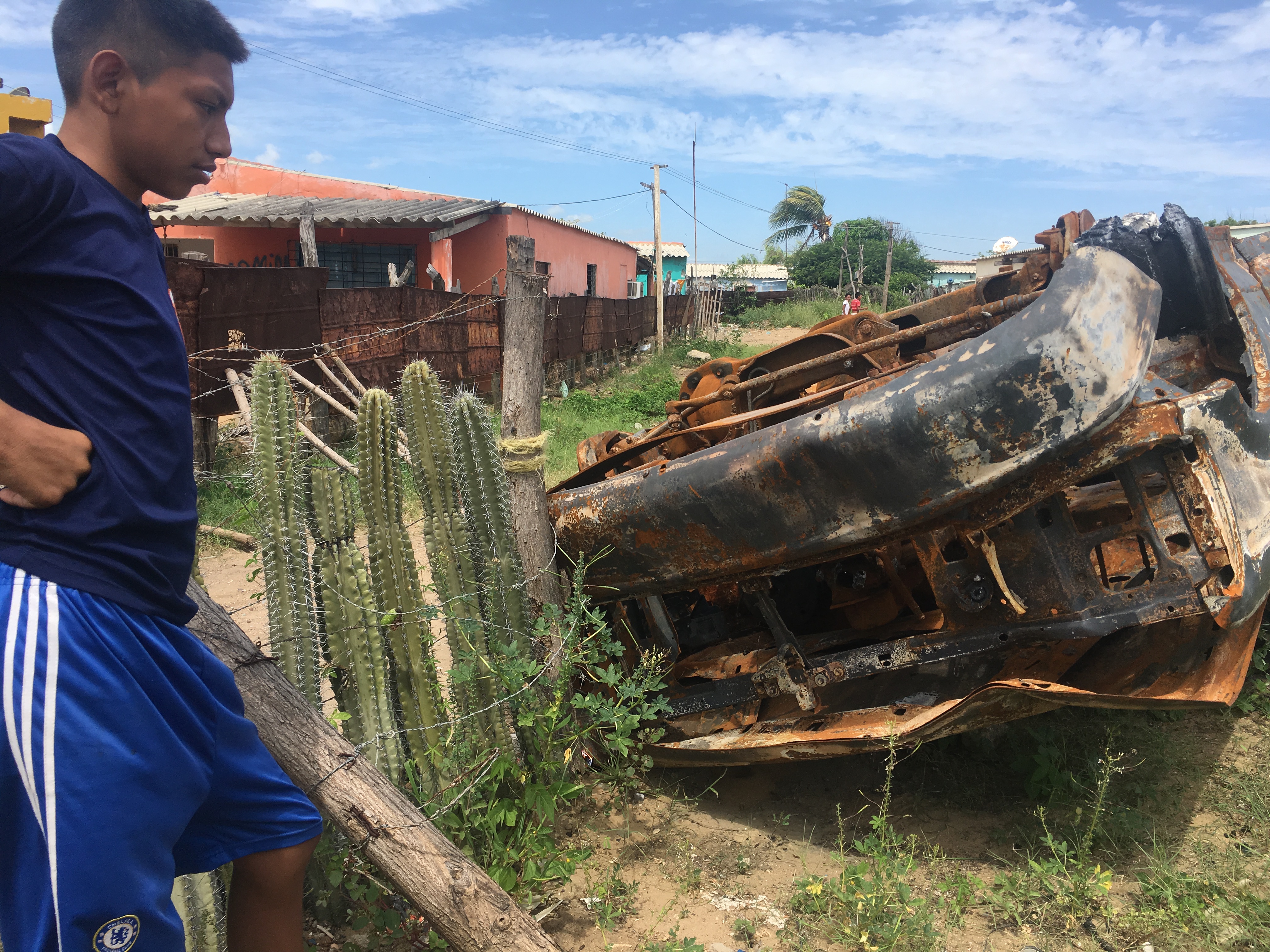camioneta quemada guajira corrupción