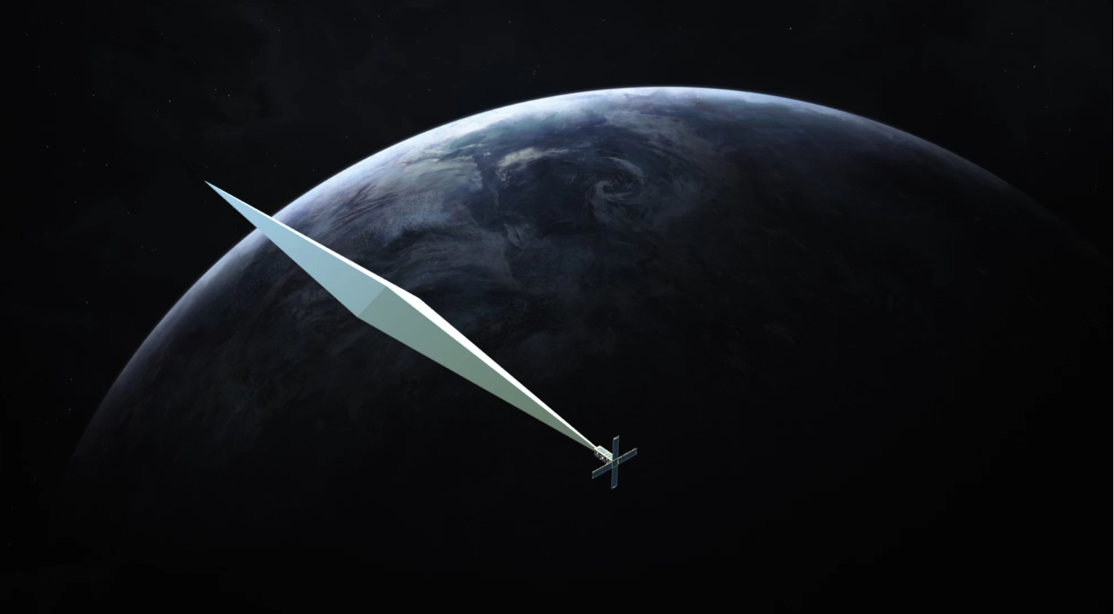 A rendering of Paglen’s “Orbital Reflector”. Image: Trevor Paglen