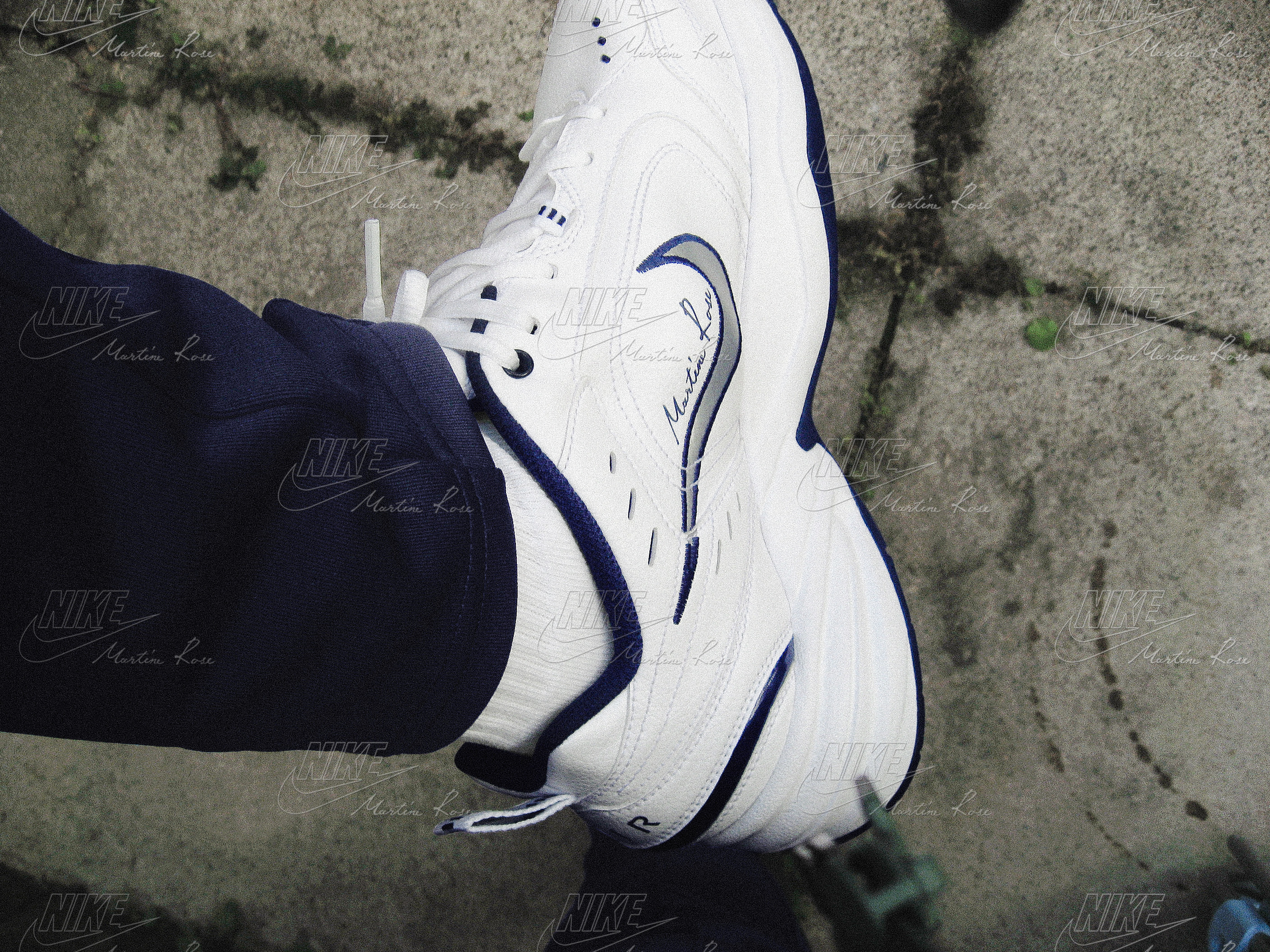 nike air monarch collaboration