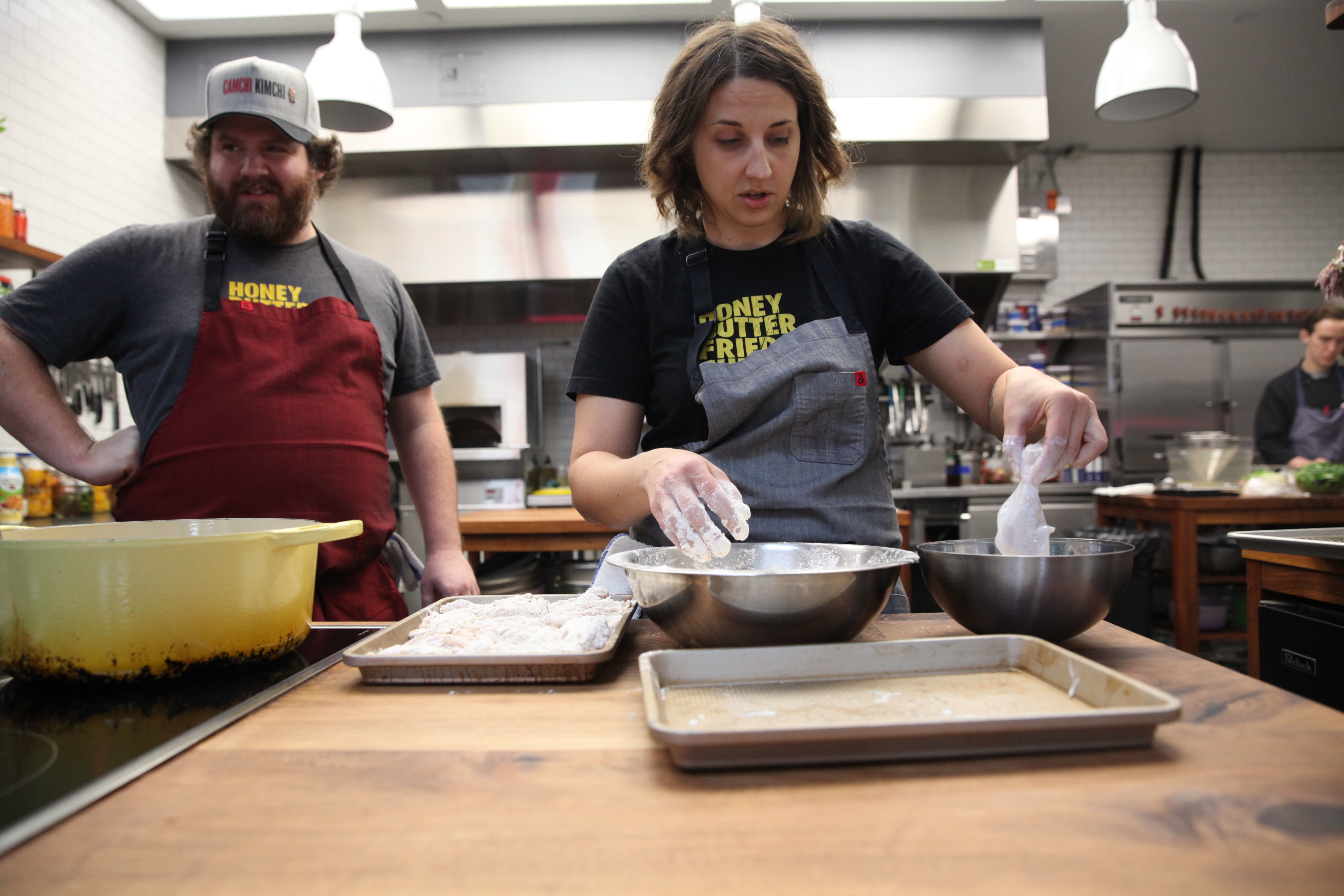 christine cikowski and cam waron of honey butter fried chicken
