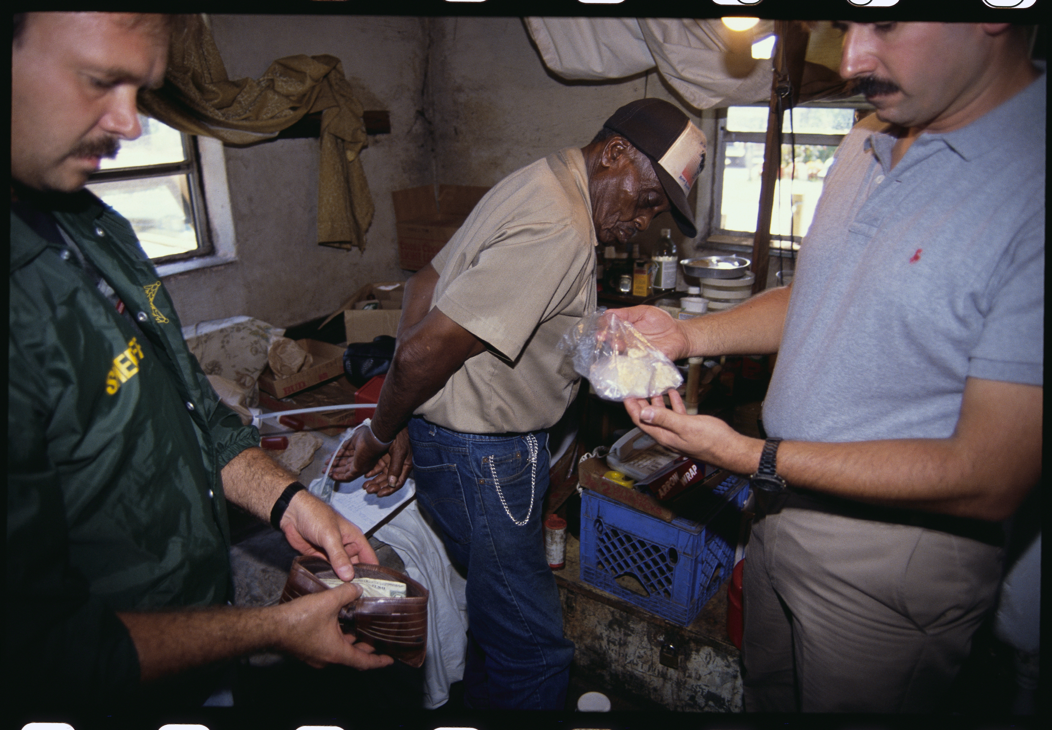 police arrest in crack cocaine house
