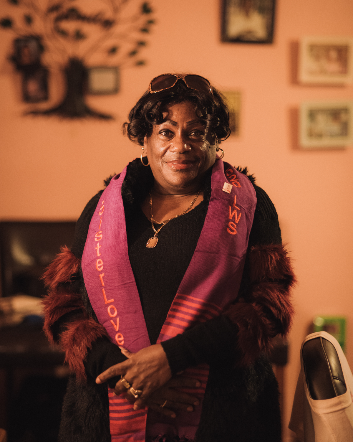 Ruby Gardner in her home