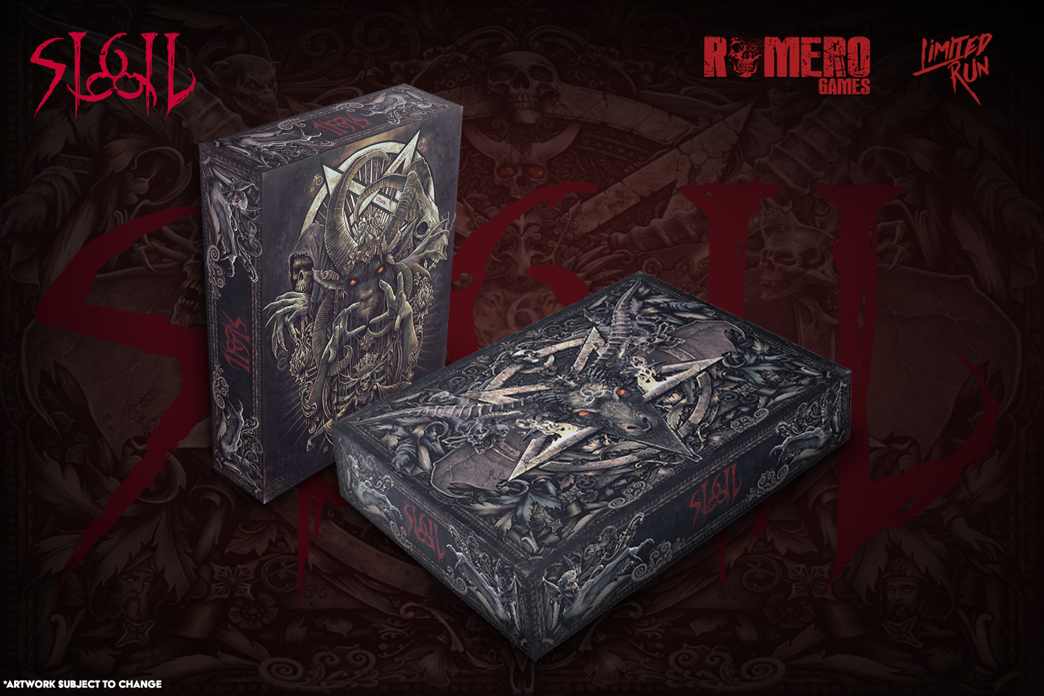 A mockup of the special edition 'Sigil' box