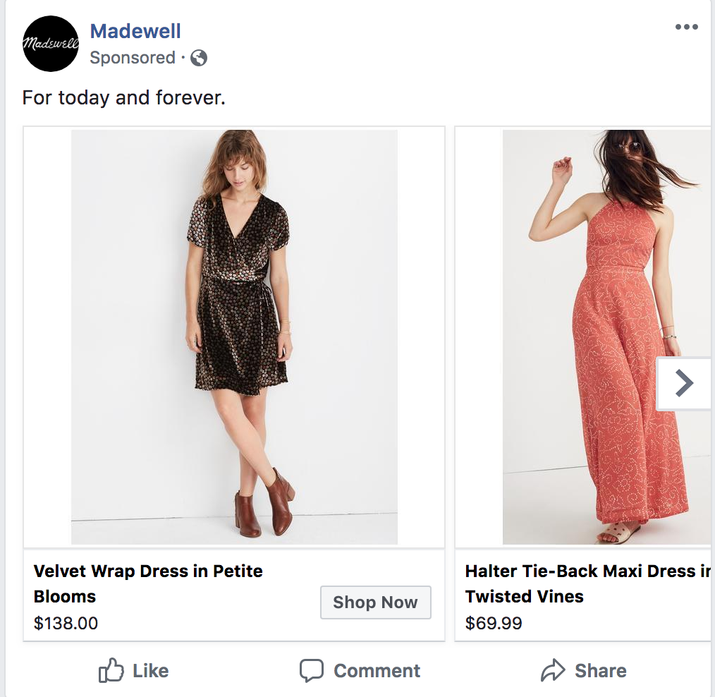 Facebook ad