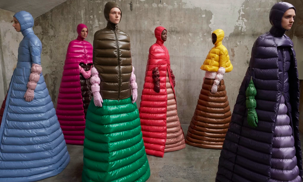 moncler x pierpaolo piccioli coat gowns