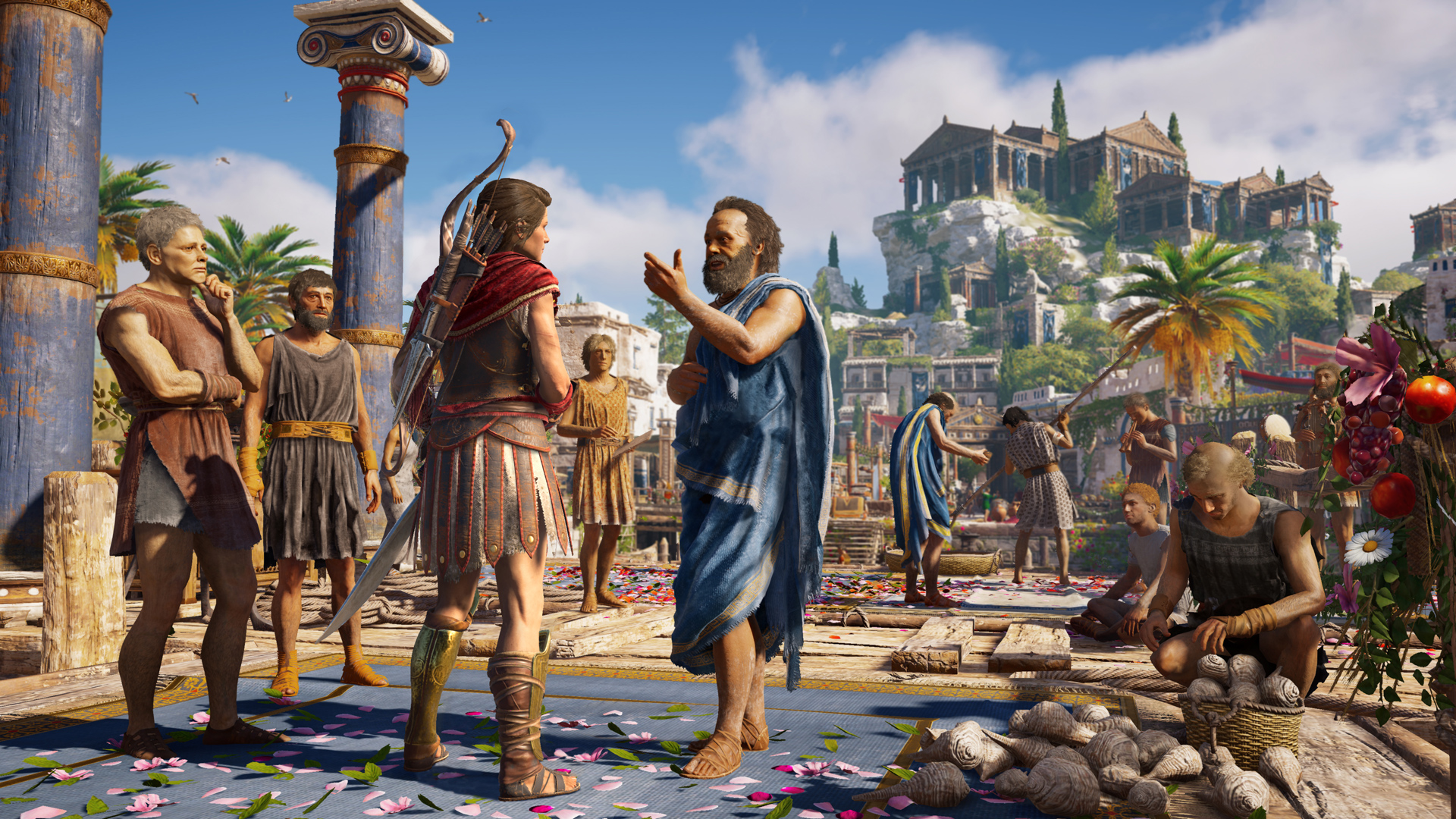 Kassandra talks to Sokrates