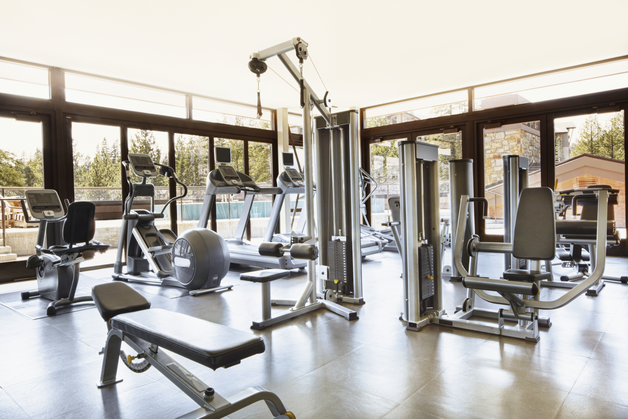 Empty gym. Photo by Getty-images