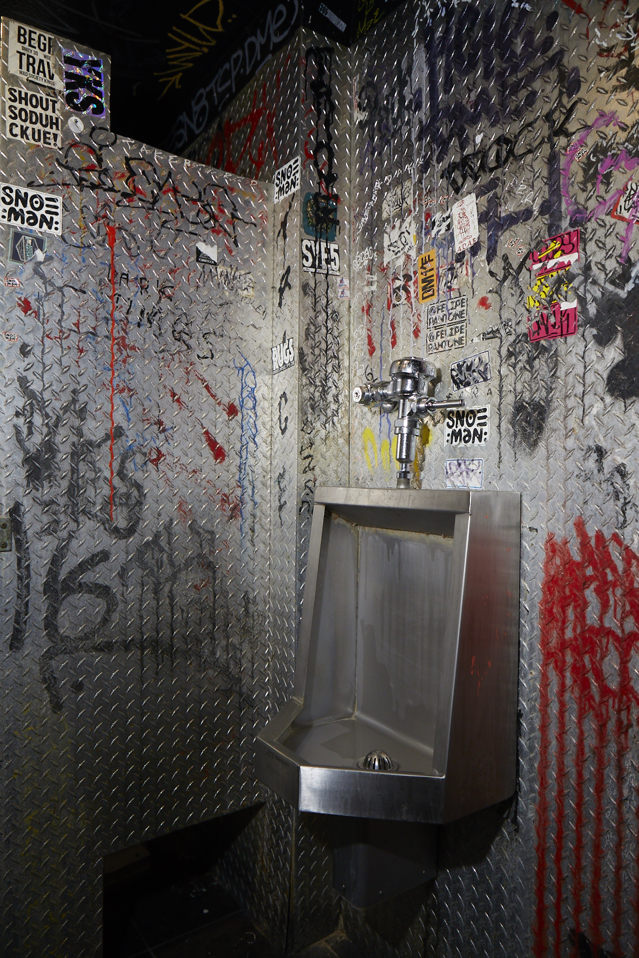Urinal at Mac's Club Deuce