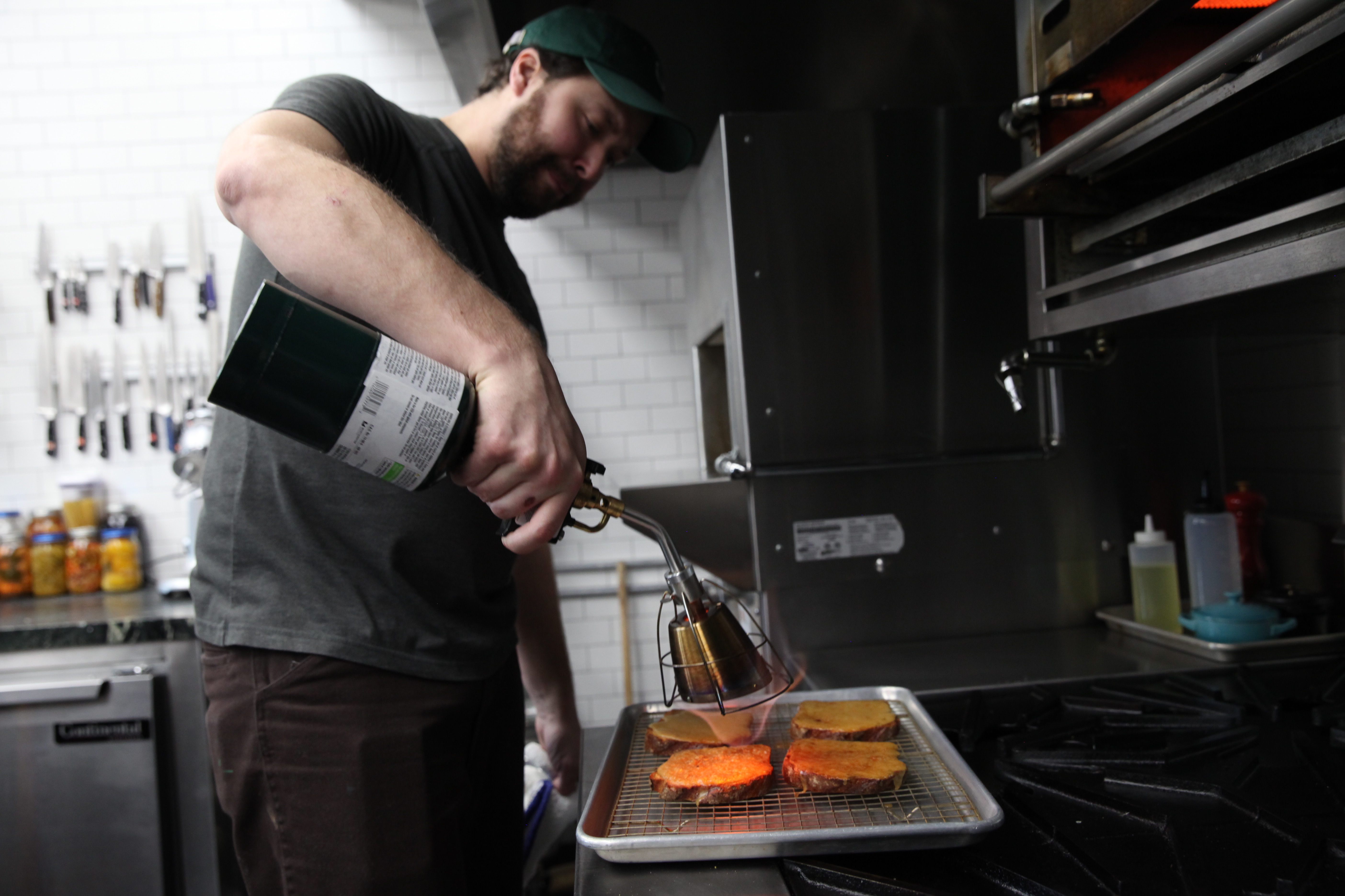 nick padilla torching welsh rarebit