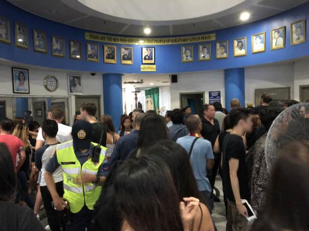 Clubbers and staff were herded into a police station without explanation. Photo sourced by VICE