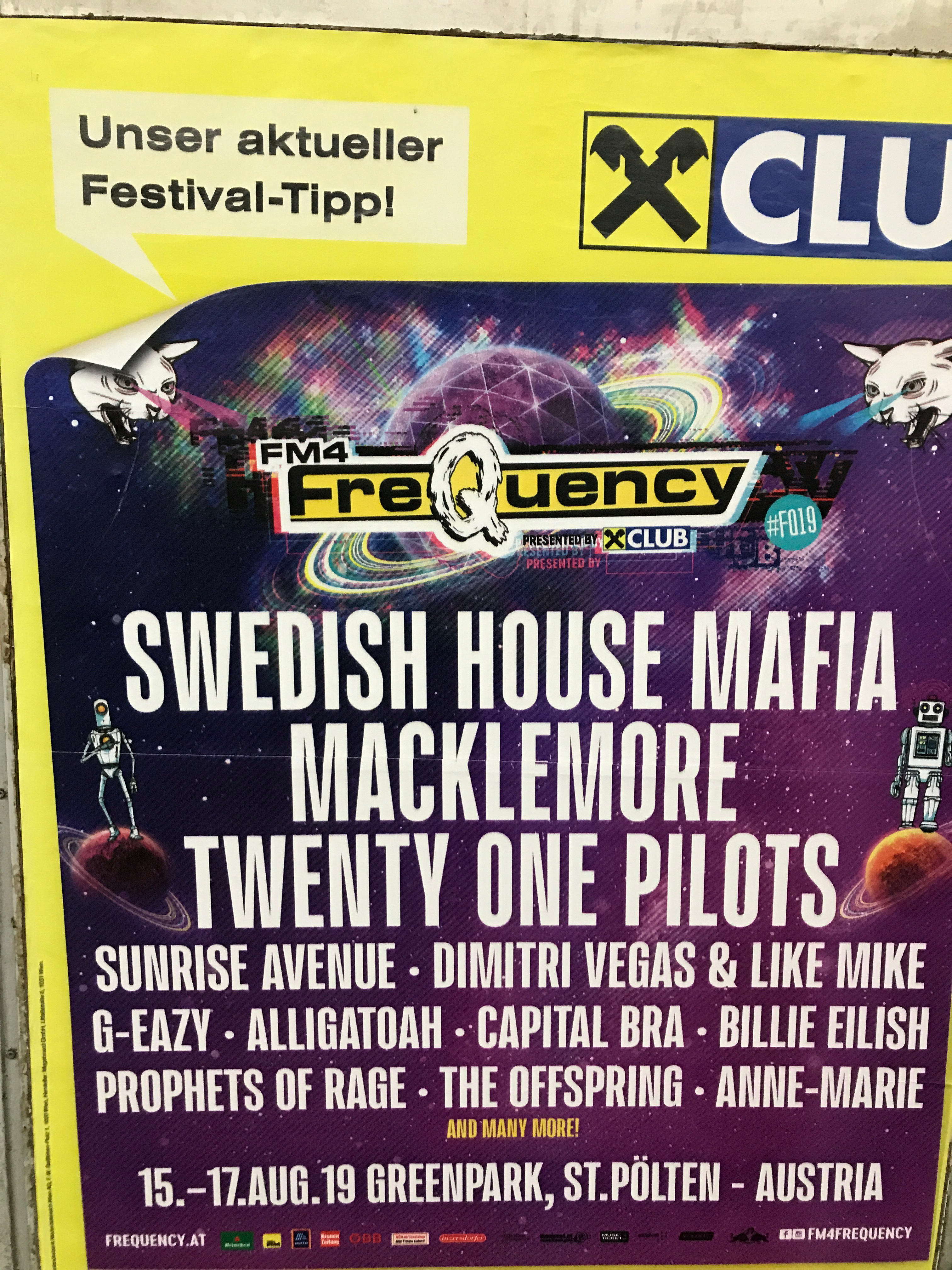 Frequency Festival Lineup 2019