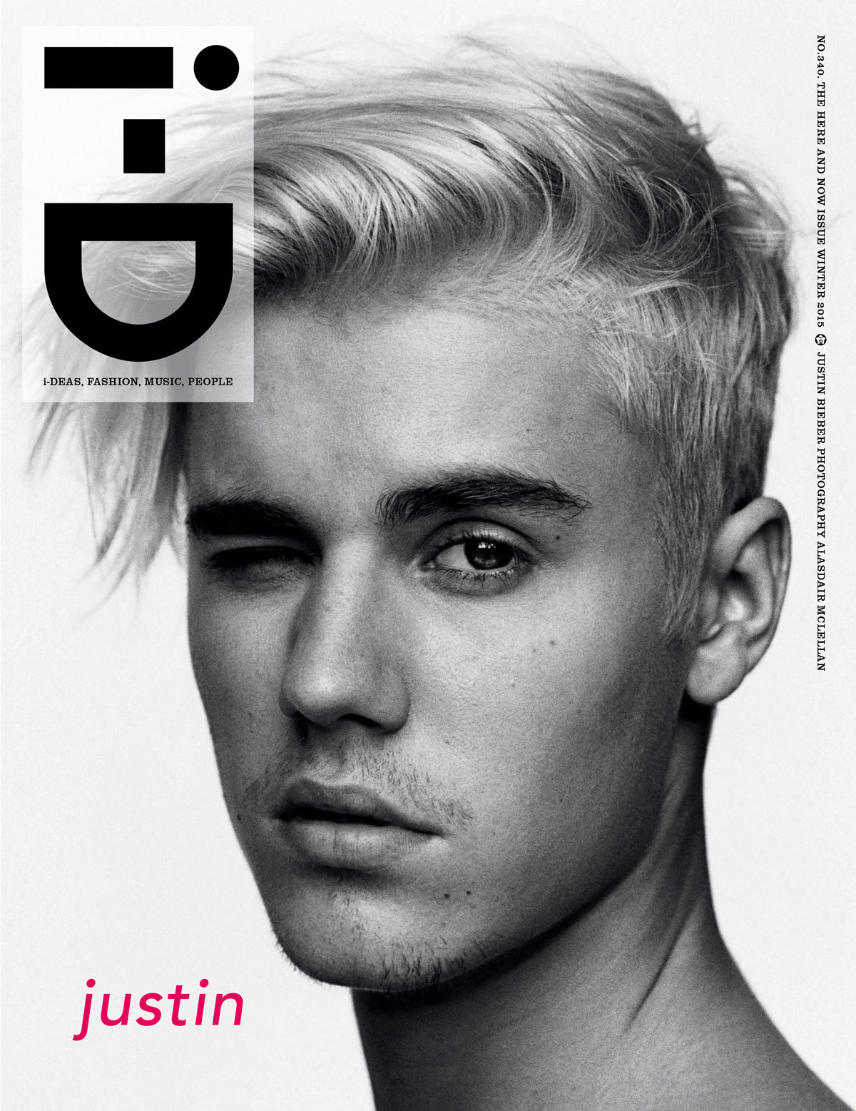 Justin Bieber i-D