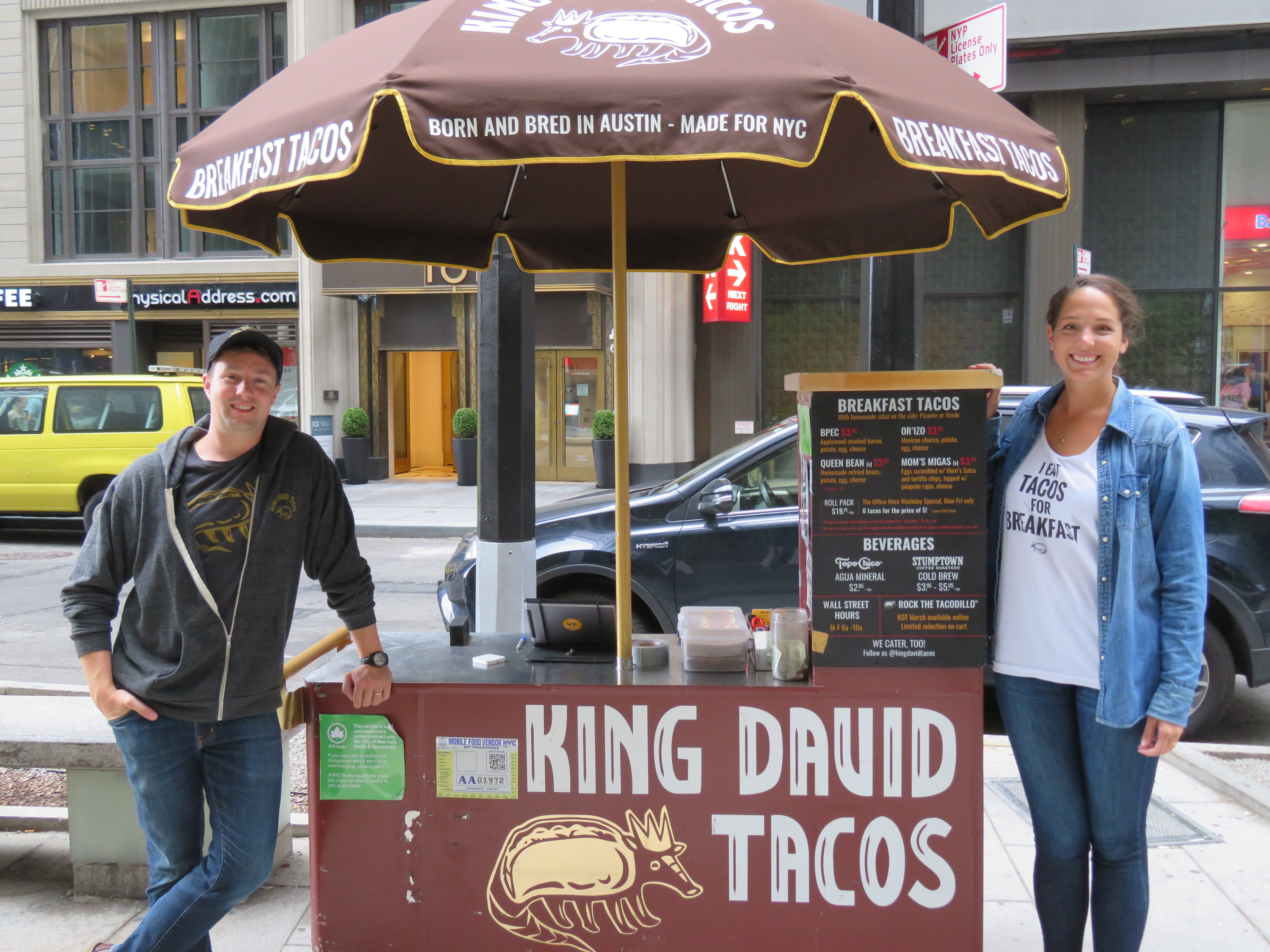 king david tacos stand