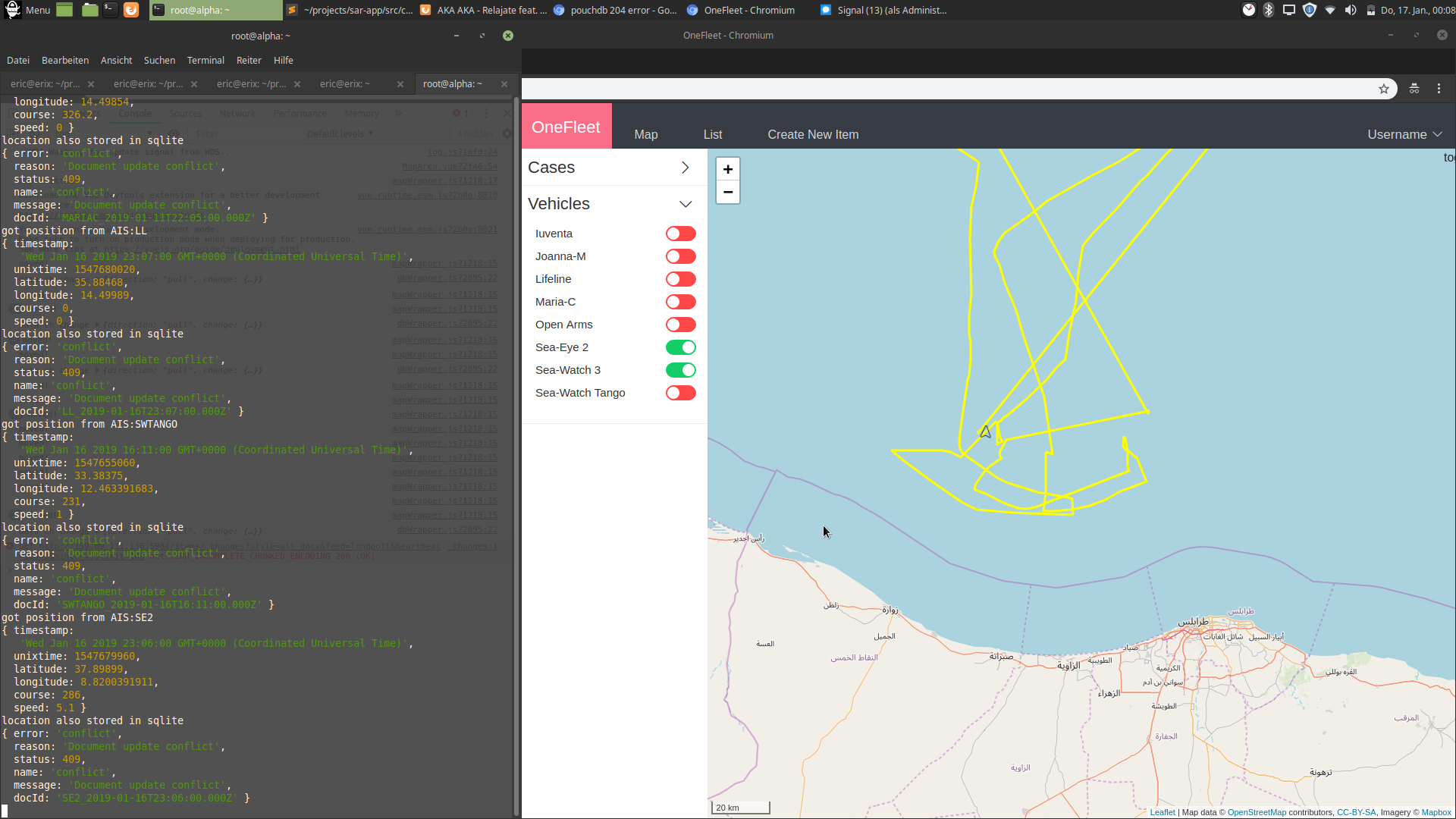 sea watch piattaforma servizio civile di coordinamento per il salvataggio