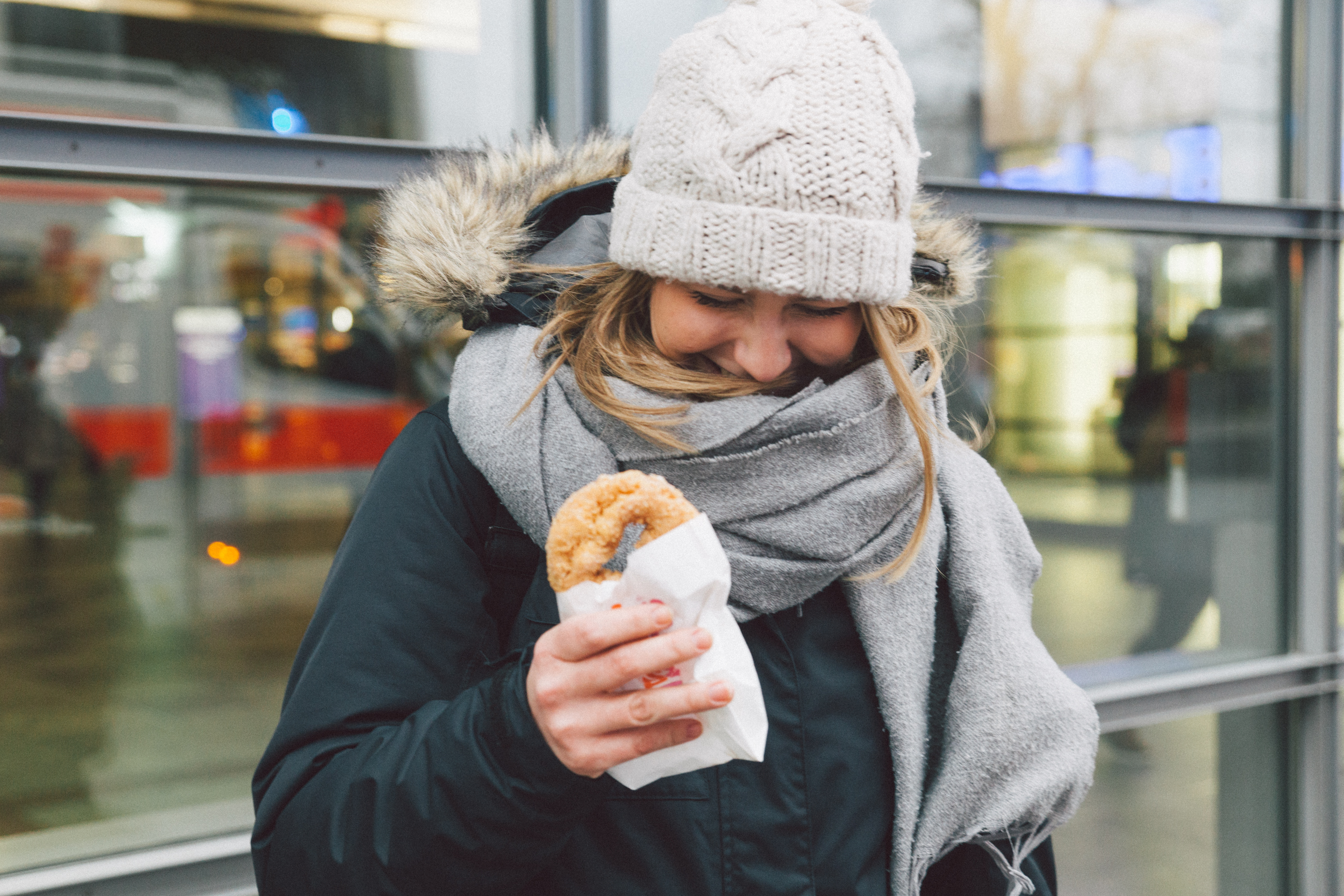 Der geschnorrte Toasted Coconut-Donut