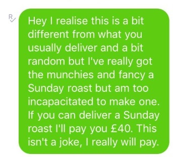 sunday roast text