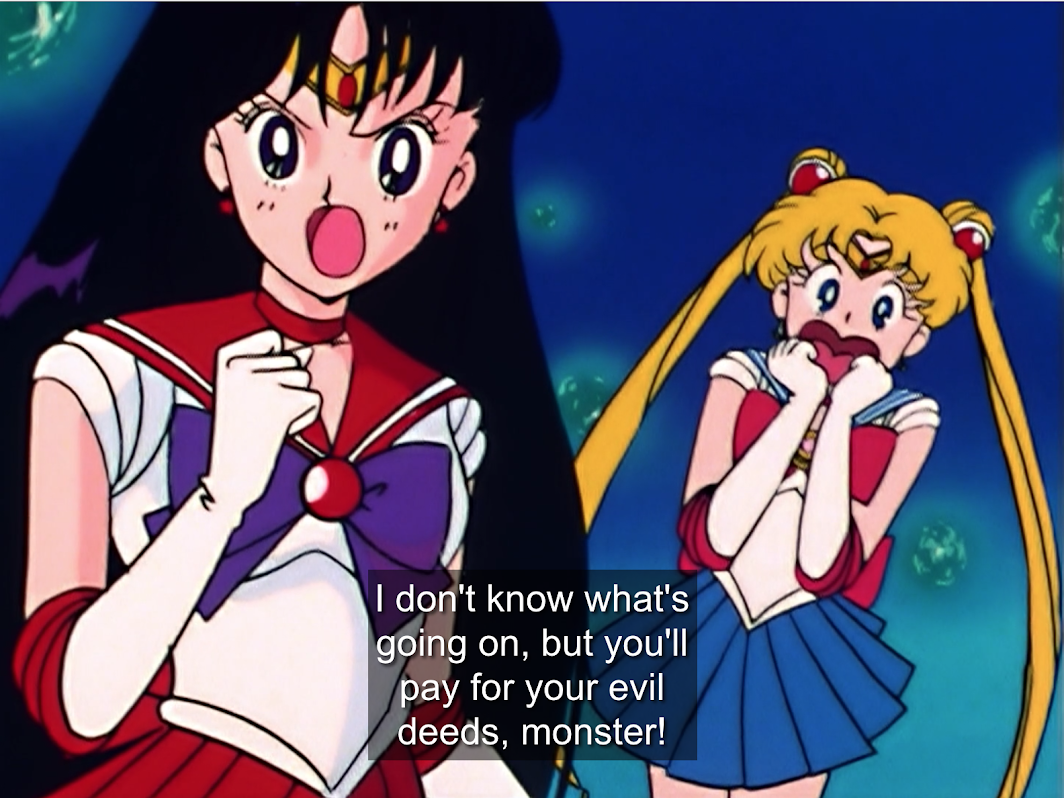 sailor mars heart eyes