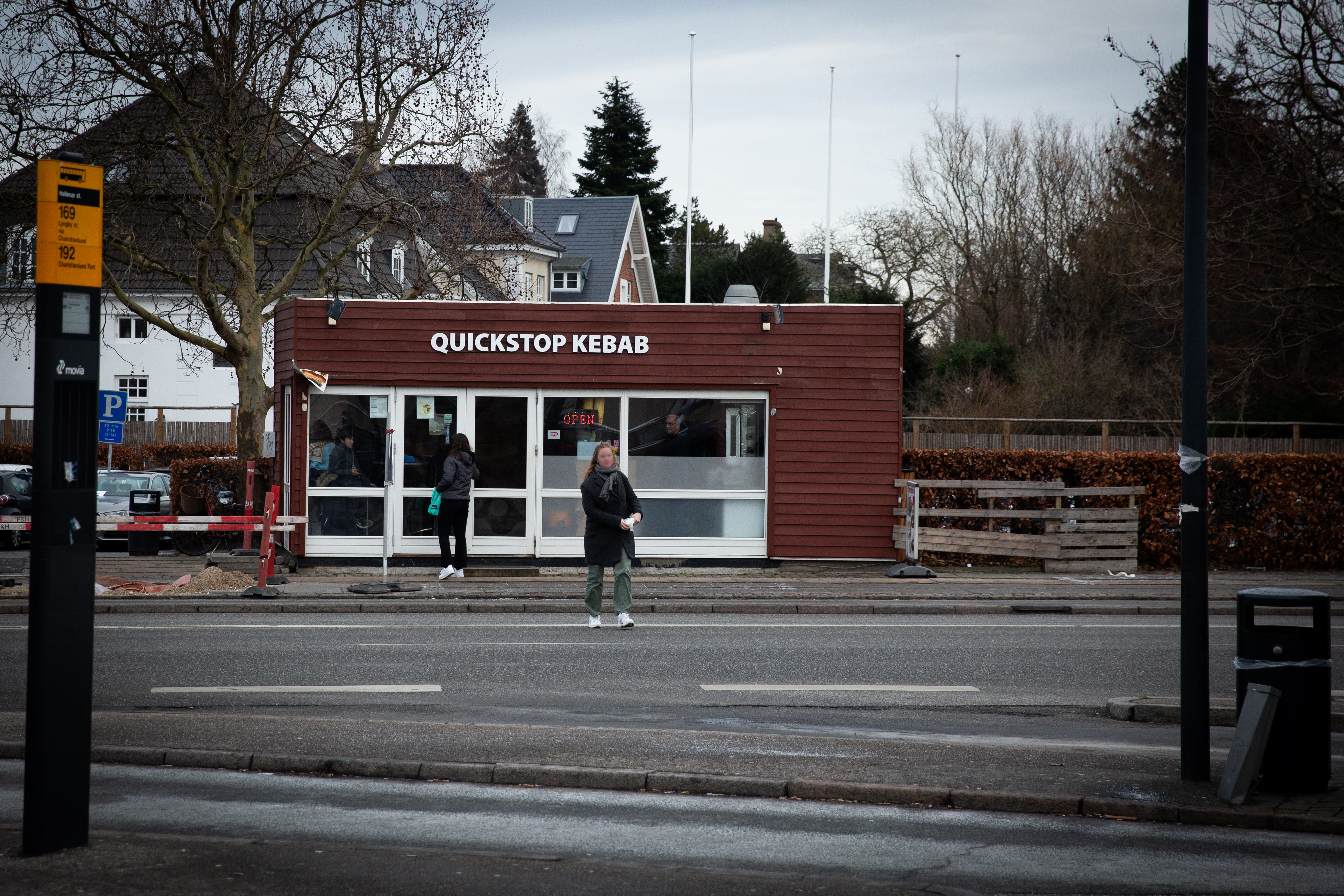 Quickstop kebab på Hellerup station,