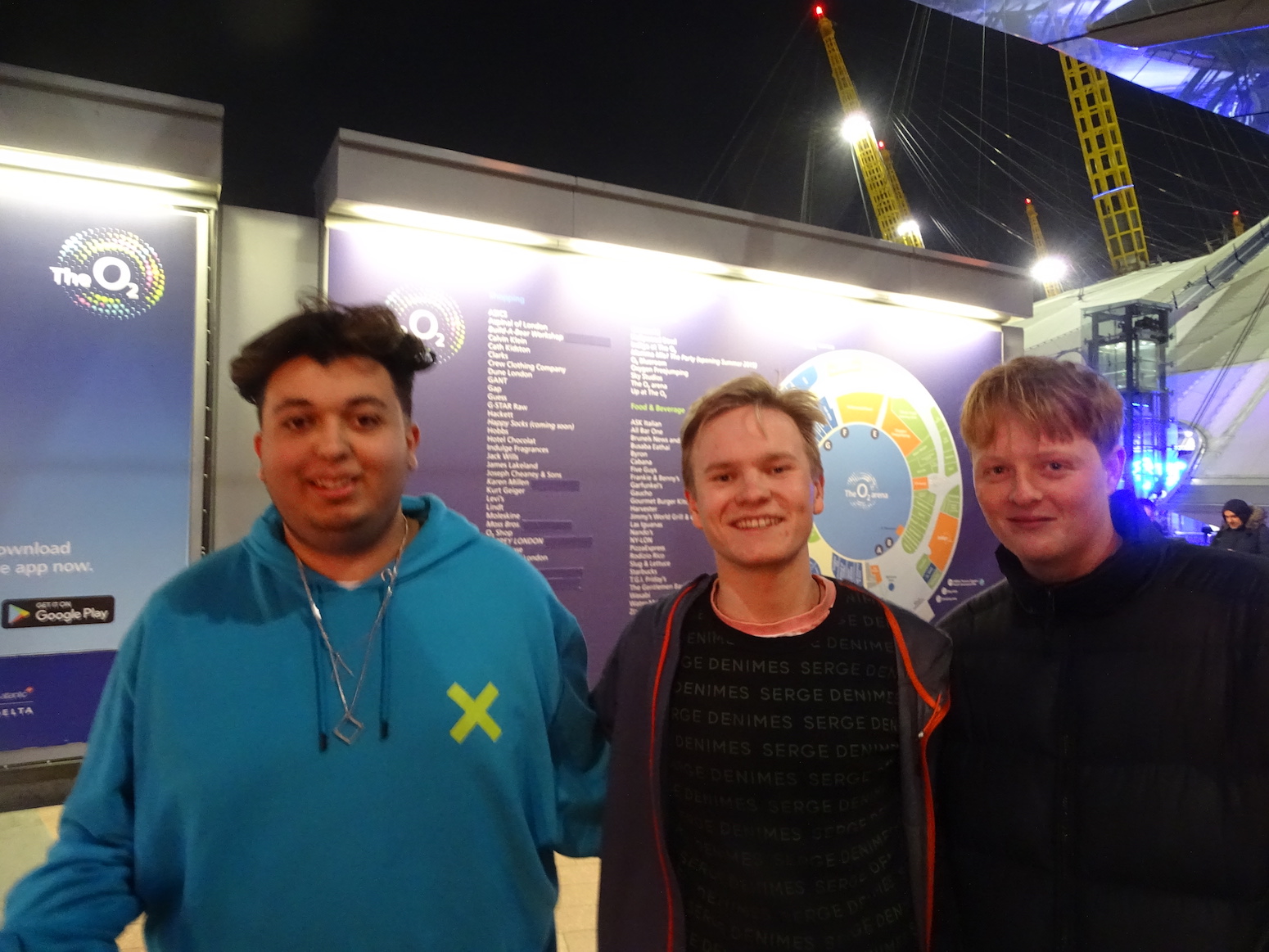 Peter, James and Mark, all 20