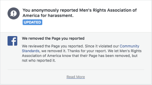 reported facebook photos